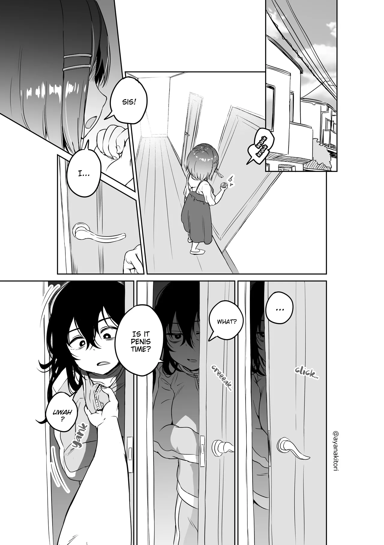 [Ayanakitori]Imouto ni Futanari Chinpo o Misete Morau Hikikomori-chan | Hikikomori and Her Futanari Sister[English] Page 13