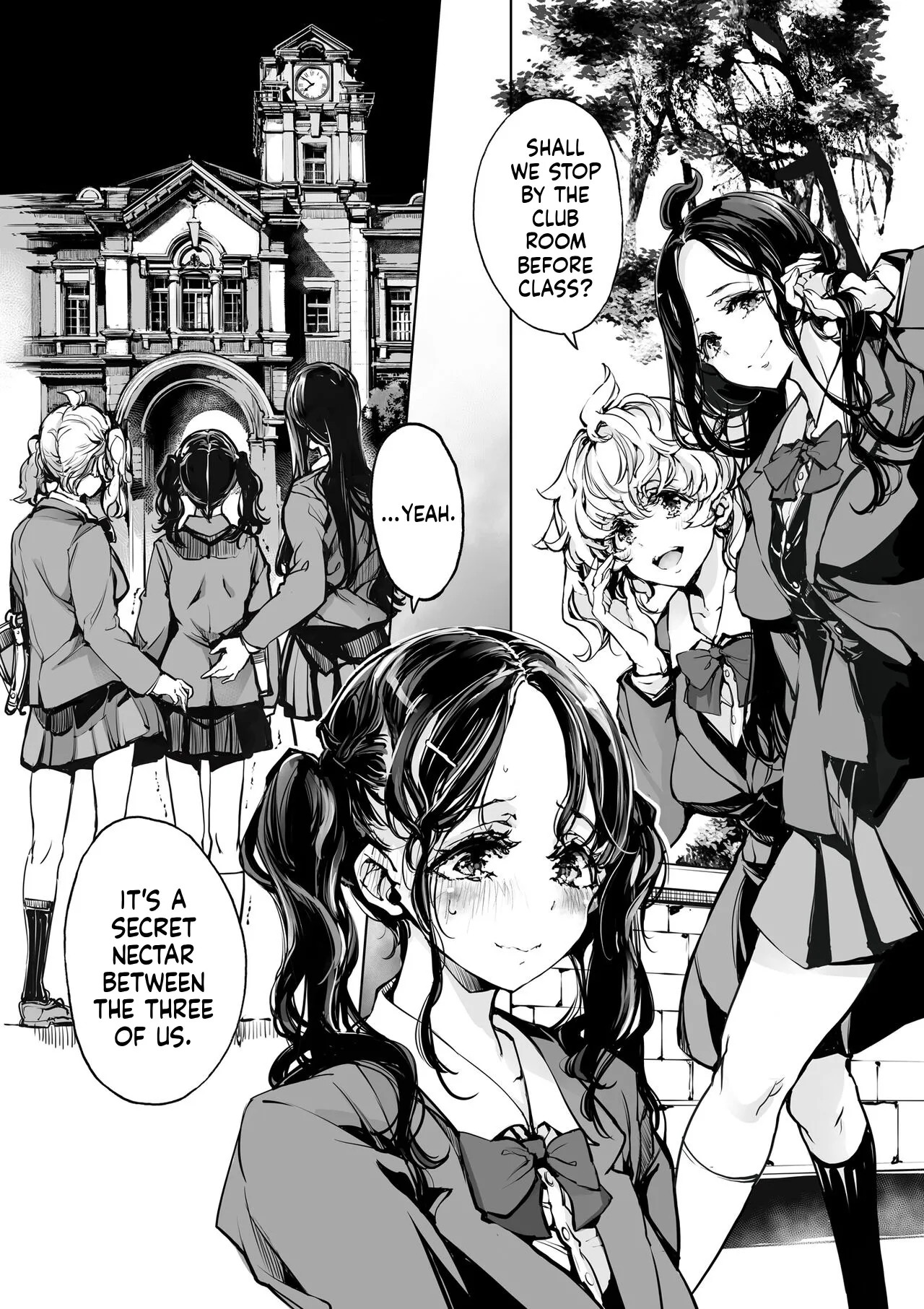 [70 Nenshiki Yuukyuu Kikan (Ohagi-san)]Mitsu no Shitataru Hana no You[English] [Digital] Page 57