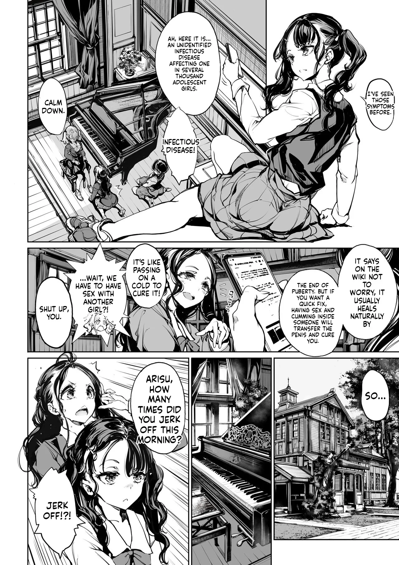 [70 Nenshiki Yuukyuu Kikan (Ohagi-san)]Mitsu no Shitataru Hana no You[English] [Digital] Page 8