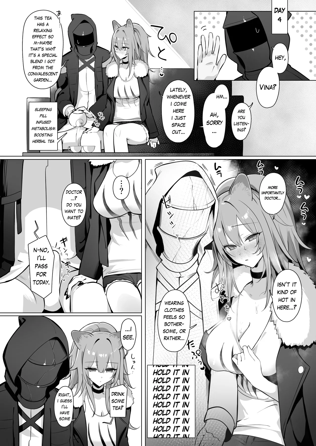 [Neko no Youchuu Kansatsukai (Neko no Youchuu)]Shishi no Neru Aida ni... | While the lion sleeps...(Arknights) [English] [RagsSgar_Translations] [Decensored] [Digital] Page 17
