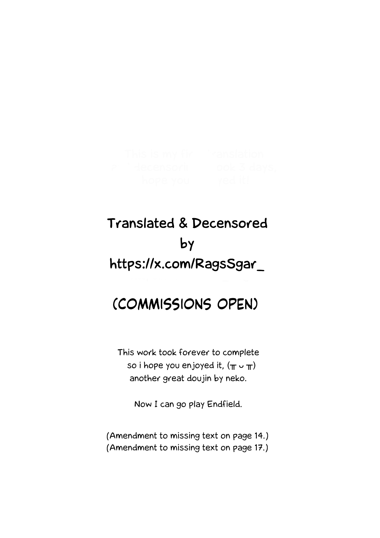 [Neko no Youchuu Kansatsukai (Neko no Youchuu)]Shishi no Neru Aida ni... | While the lion sleeps...(Arknights) [English] [RagsSgar_Translations] [Decensored] [Digital] Page 43