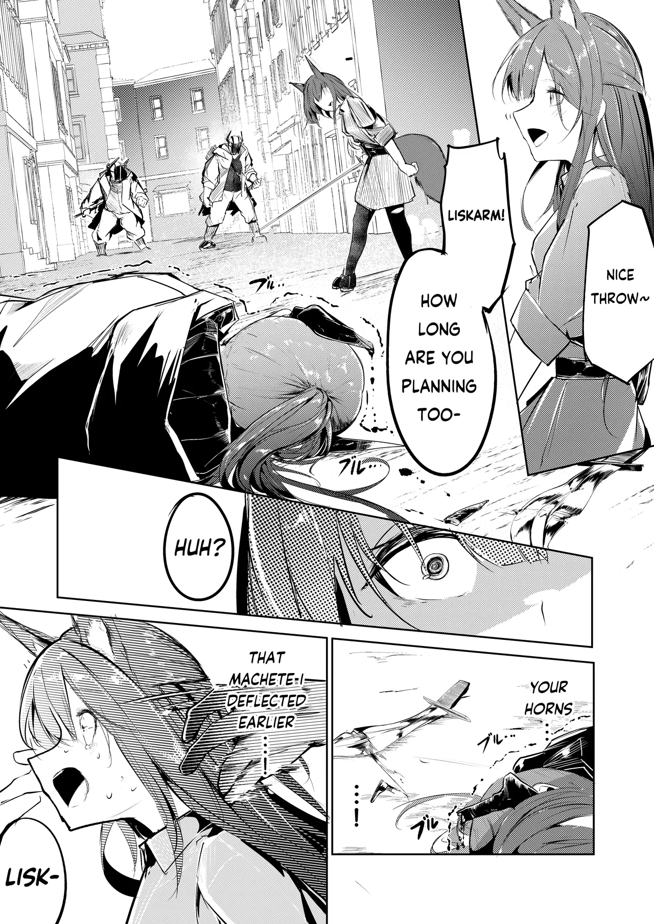 [白魚京 - Shirauokei]Franka & Liskarm | Welcome to dear SUNⁿY side(Arknights) [English] [RagsSgar_Translations] Page 4