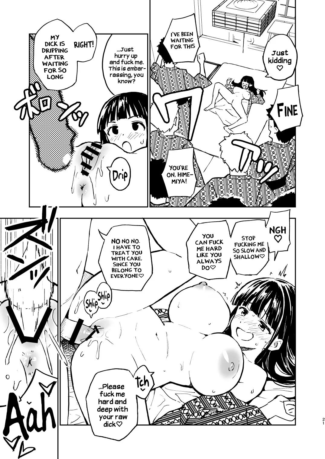 [Mirakoku (Yasumi Mirakichi)]1-kagetsu Ninshin Shinakereba Otoko ni Modoreru Hanashi (4) | As Long As I Don't Get Pregnant for 1 Month, I'll Turn Back Into a Man(4) [English] [Hikari no Kaze] [Digital] Page 21