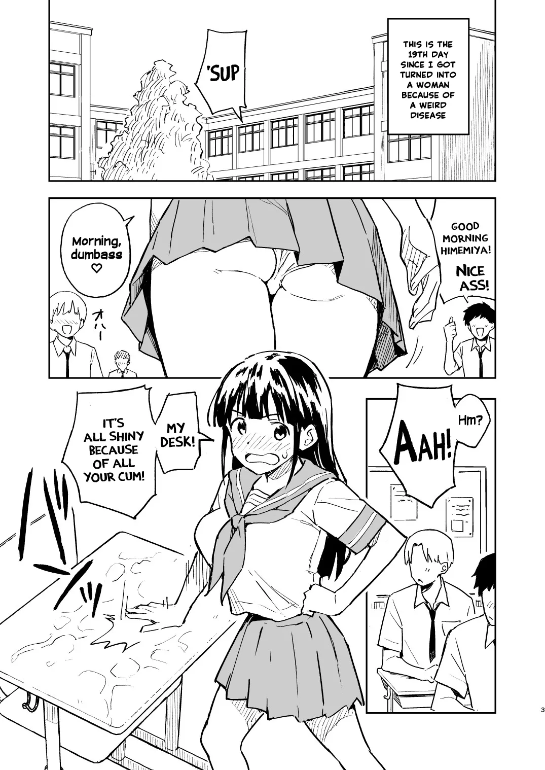 [Mirakoku (Yasumi Mirakichi)]1-kagetsu Ninshin Shinakereba Otoko ni Modoreru Hanashi (4) | As Long As I Don't Get Pregnant for 1 Month, I'll Turn Back Into a Man(4) [English] [Hikari no Kaze] [Digital] Page 3