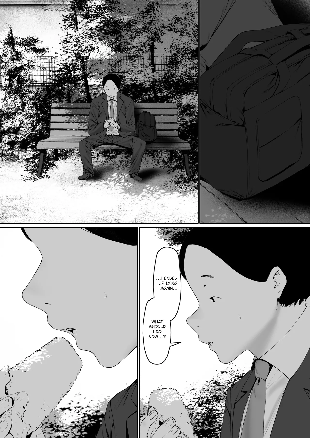 [Morita Shiki]Gifu to Doukyou Suru Koto ni Natta Shiawase na Shinkon Seikatsu o Okuru Hazu datta noni Ch. 3 | Now Living With My Father-In-Law, I Was Supposed to Have a Happy Newlywed Life Part 3[English] [Chalklog] Page 109