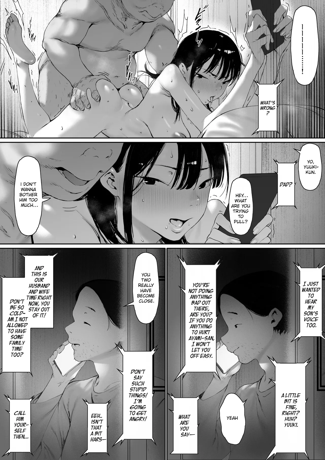 [Morita Shiki]Gifu to Doukyou Suru Koto ni Natta Shiawase na Shinkon Seikatsu o Okuru Hazu datta noni Ch. 3 | Now Living With My Father-In-Law, I Was Supposed to Have a Happy Newlywed Life Part 3[English] [Chalklog] Page 127