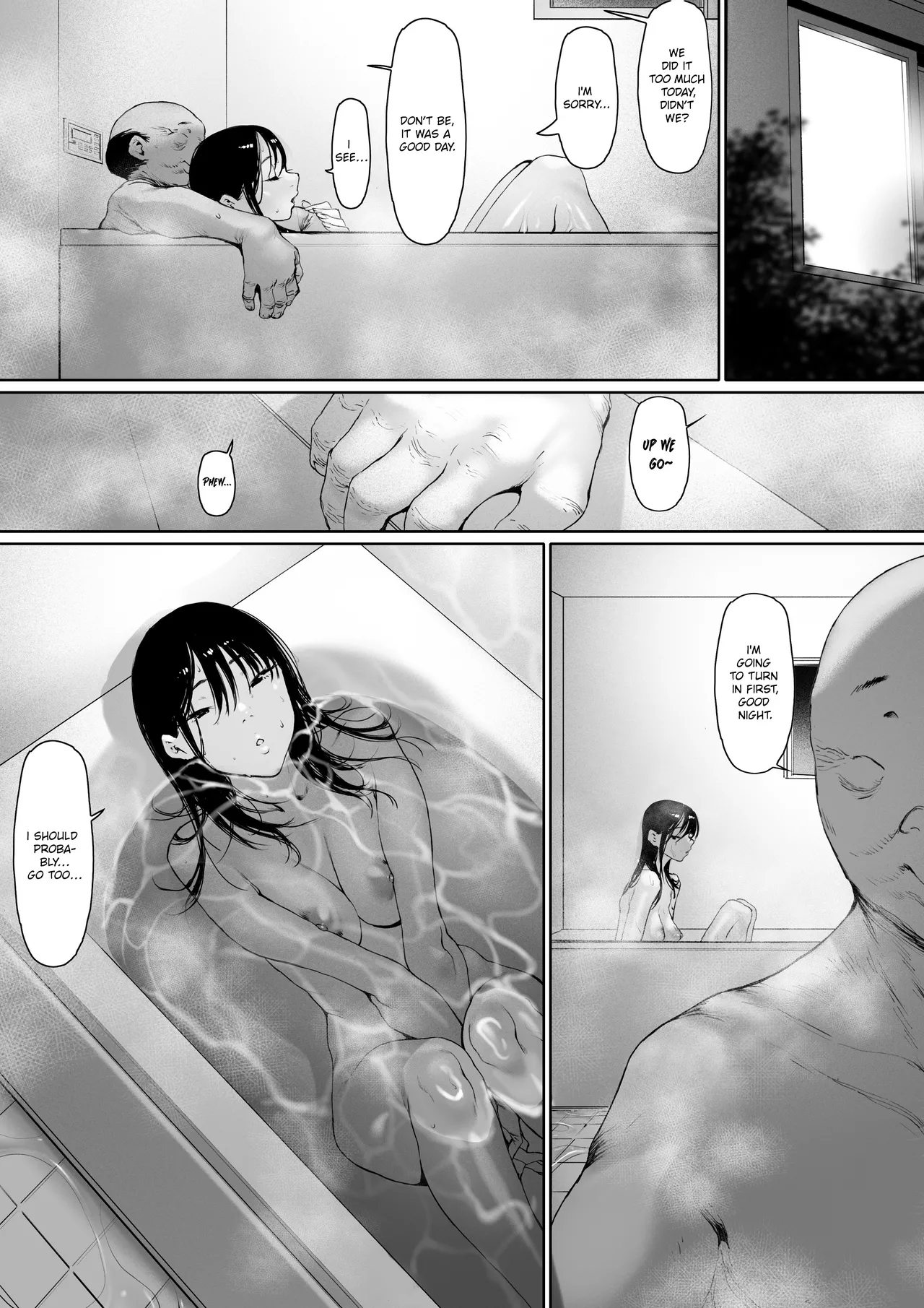 [Morita Shiki]Gifu to Doukyou Suru Koto ni Natta Shiawase na Shinkon Seikatsu o Okuru Hazu datta noni Ch. 3 | Now Living With My Father-In-Law, I Was Supposed to Have a Happy Newlywed Life Part 3[English] [Chalklog] Page 43