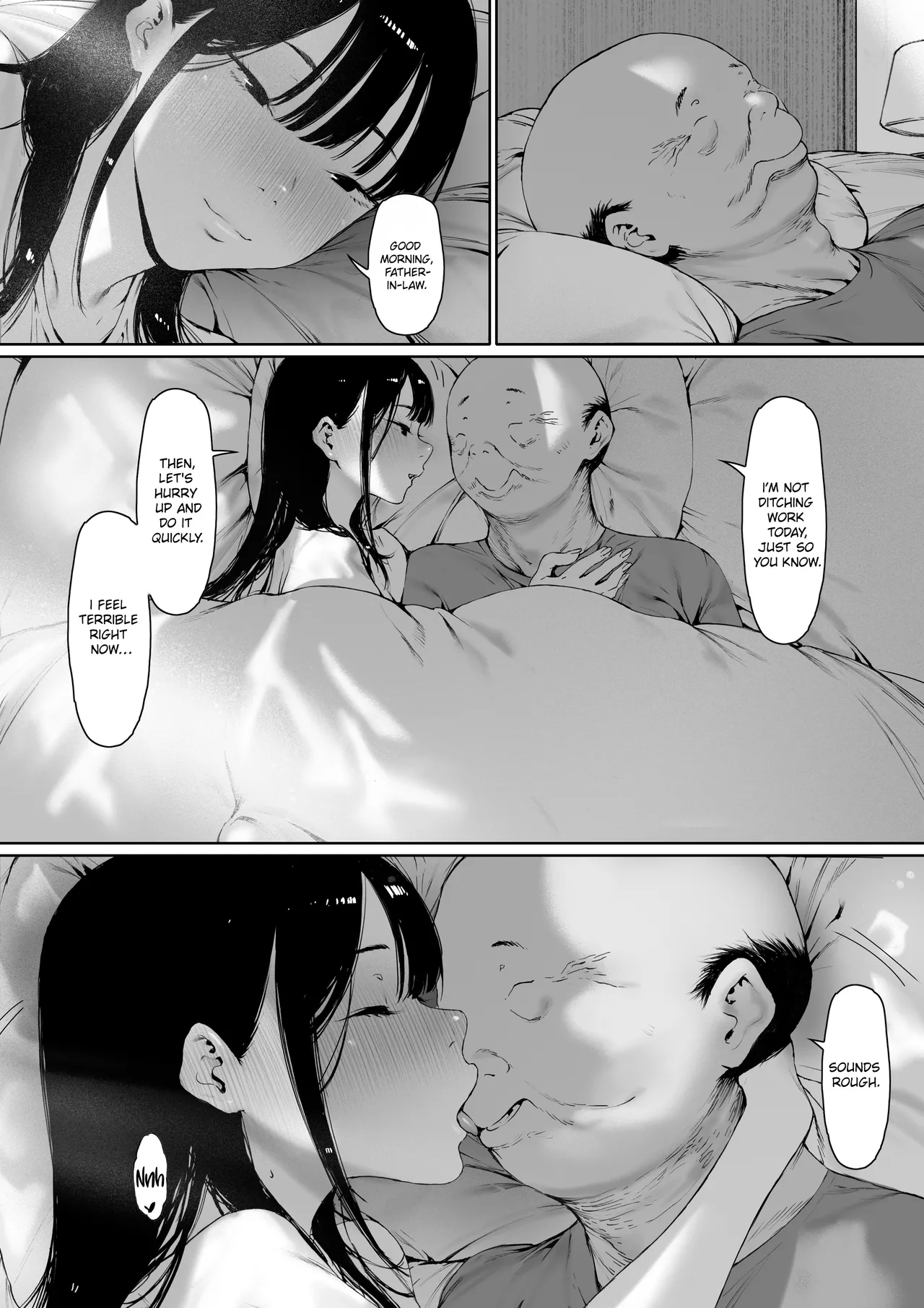 [Morita Shiki]Gifu to Doukyou Suru Koto ni Natta Shiawase na Shinkon Seikatsu o Okuru Hazu datta noni Ch. 3 | Now Living With My Father-In-Law, I Was Supposed to Have a Happy Newlywed Life Part 3[English] [Chalklog] Page 49