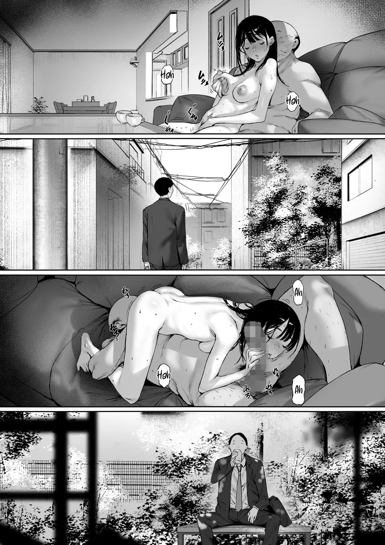 [Morita Shiki]Gifu to Doukyou Suru Koto ni Natta Shiawase na Shinkon Seikatsu o Okuru Hazu datta noni Ch. 3 | Now Living With My Father-In-Law, I Was Supposed to Have a Happy Newlywed Life Part 3[English] [Chalklog] Page 56