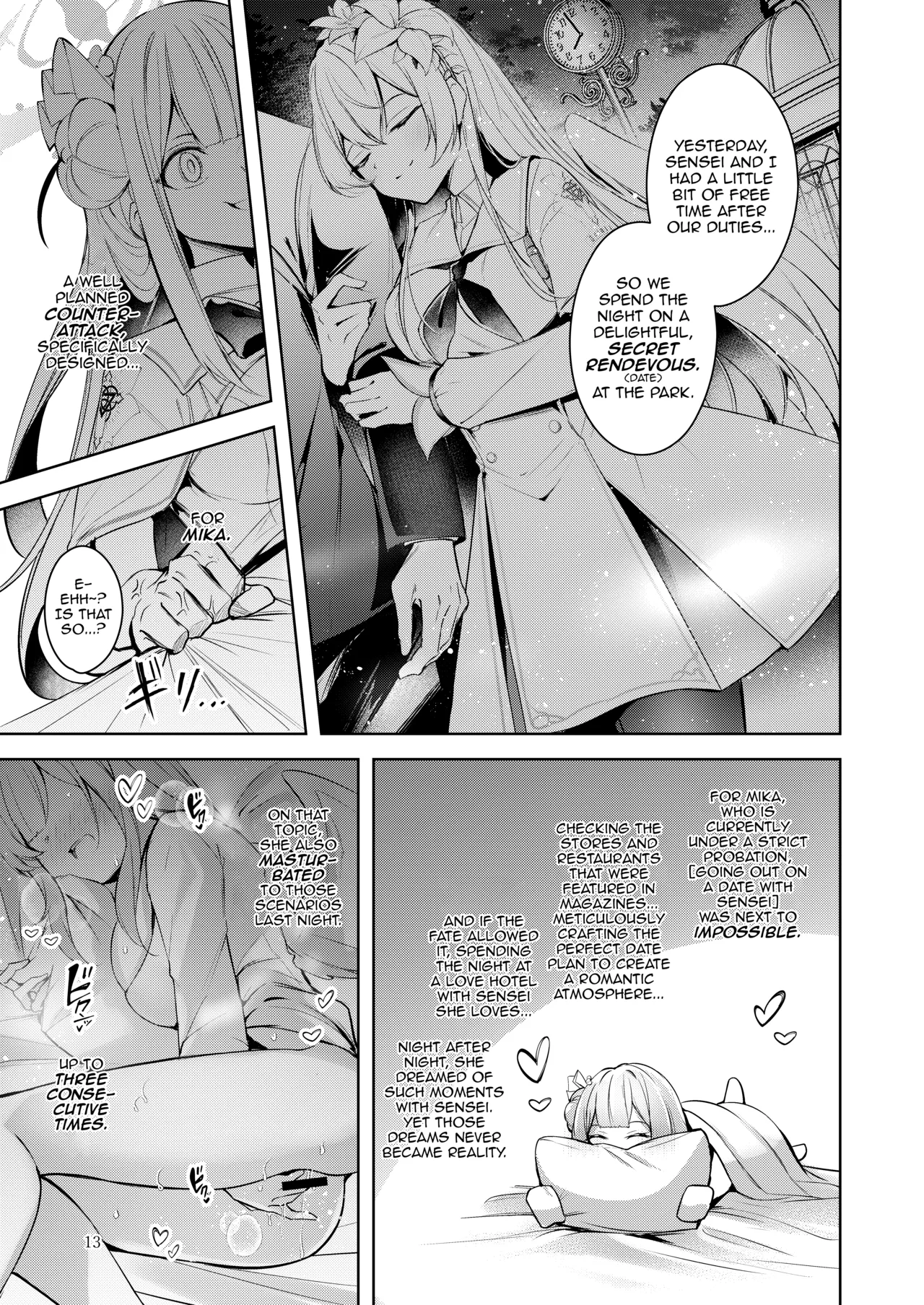 [Midorineko (Midori)]Watashi ga Ichiban Sensei ni Aisarete irun desu kedo????? | I’m the One That Sensei Loves the Most, Right????(Blue Archive) [English] [DeppoTL] [Digital] Page 12