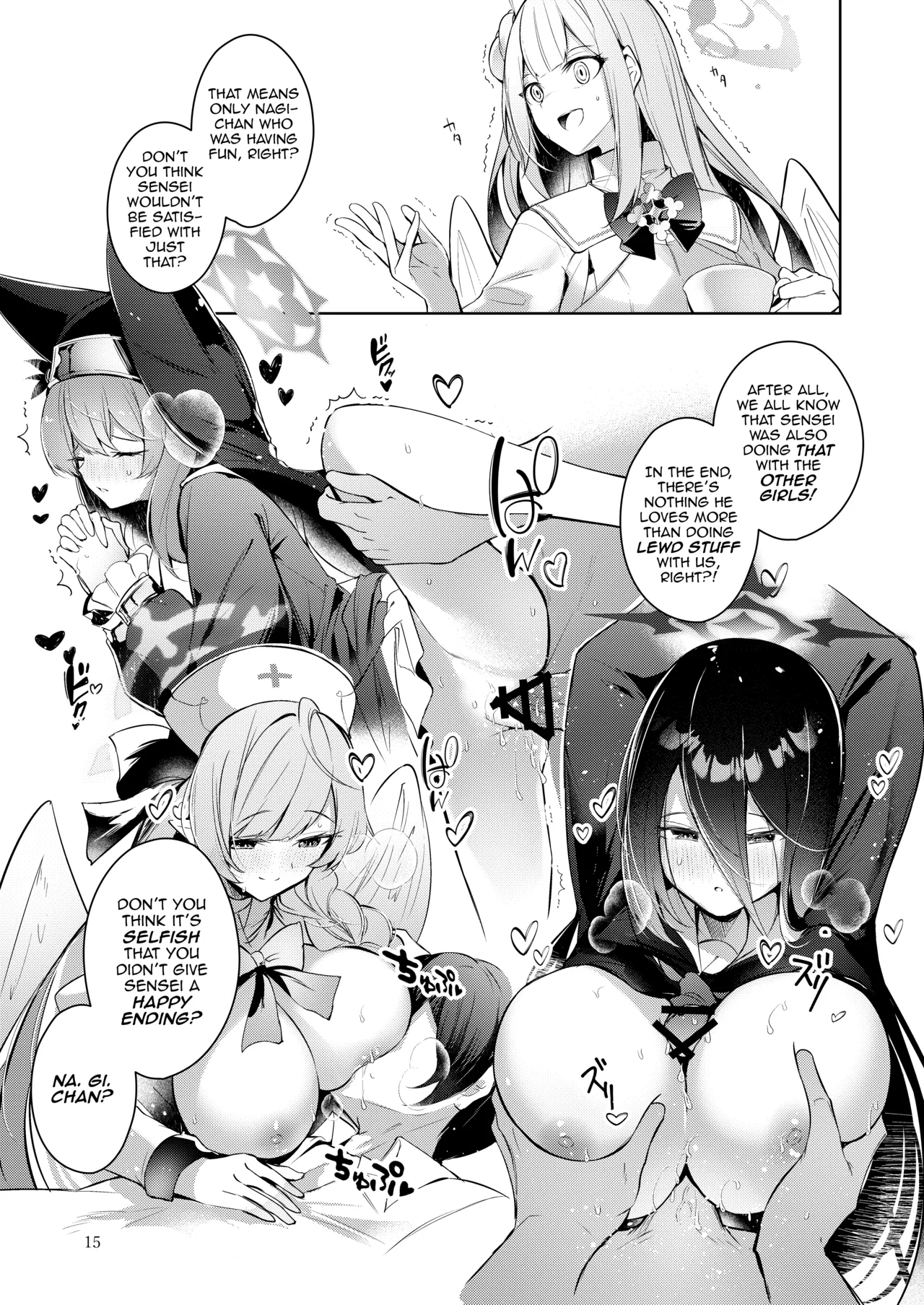 [Midorineko (Midori)]Watashi ga Ichiban Sensei ni Aisarete irun desu kedo????? | I’m the One That Sensei Loves the Most, Right????(Blue Archive) [English] [DeppoTL] [Digital] Page 14