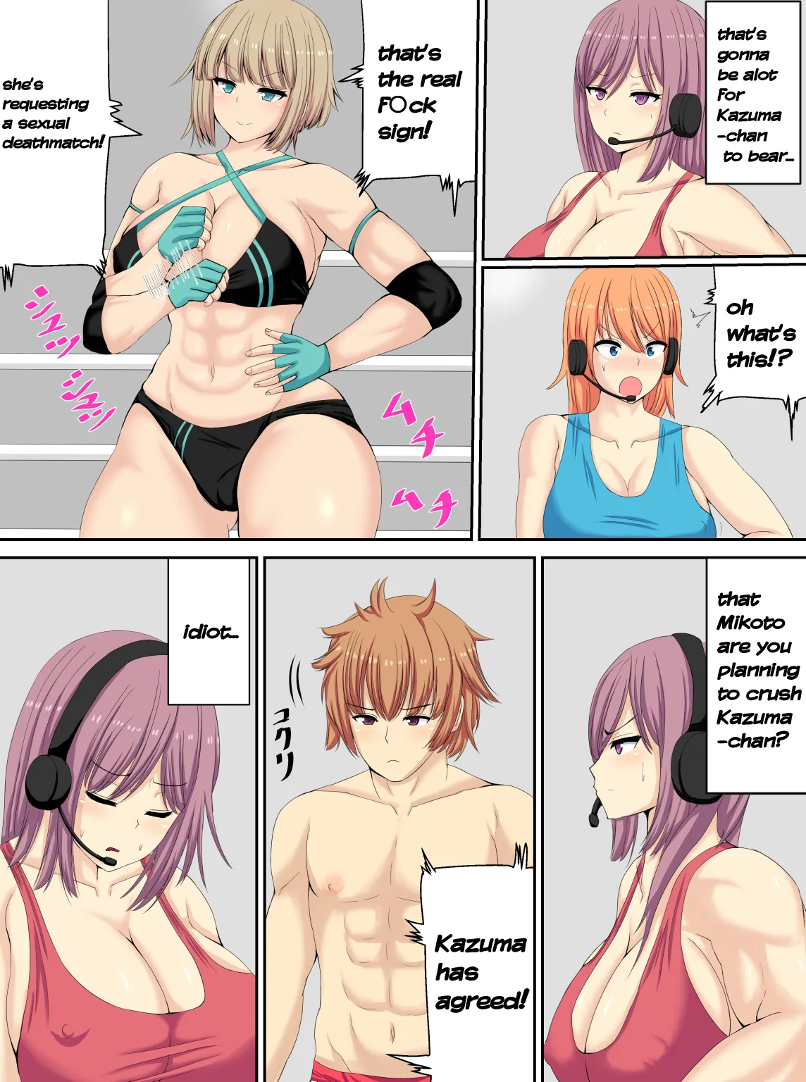 [Tetsunohiji]PanSto Wrestler ni Makasareru | Defeated by a pantyhose wrestler[English] Page 43