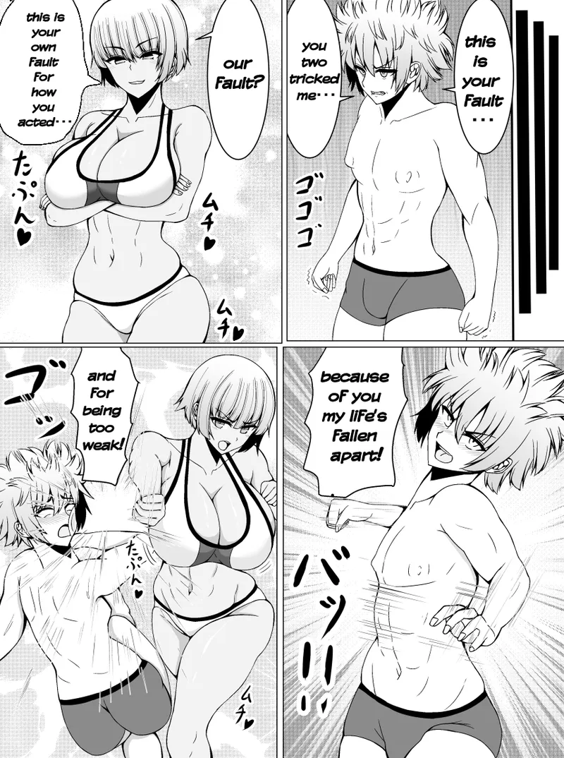 [tetsunohiji]Makenuki | A Horny Defeat[English] Page 54