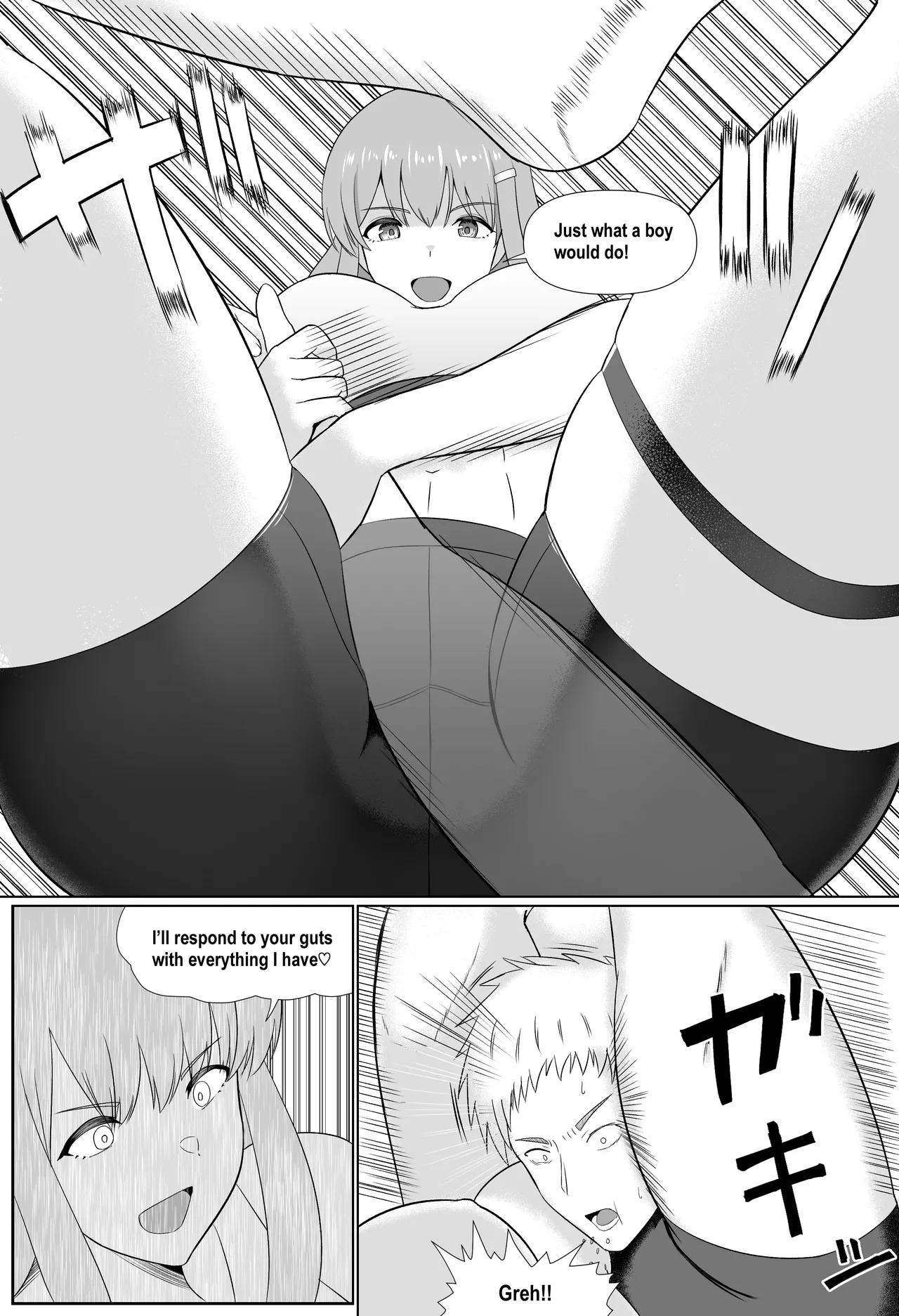 [The Nation of Head Scissors (Vaioovu)]Taiman! -Madoka-chan ni Maketakunai- |  Taiman! I Can't Let Madoka Beat Me![English] Page 17