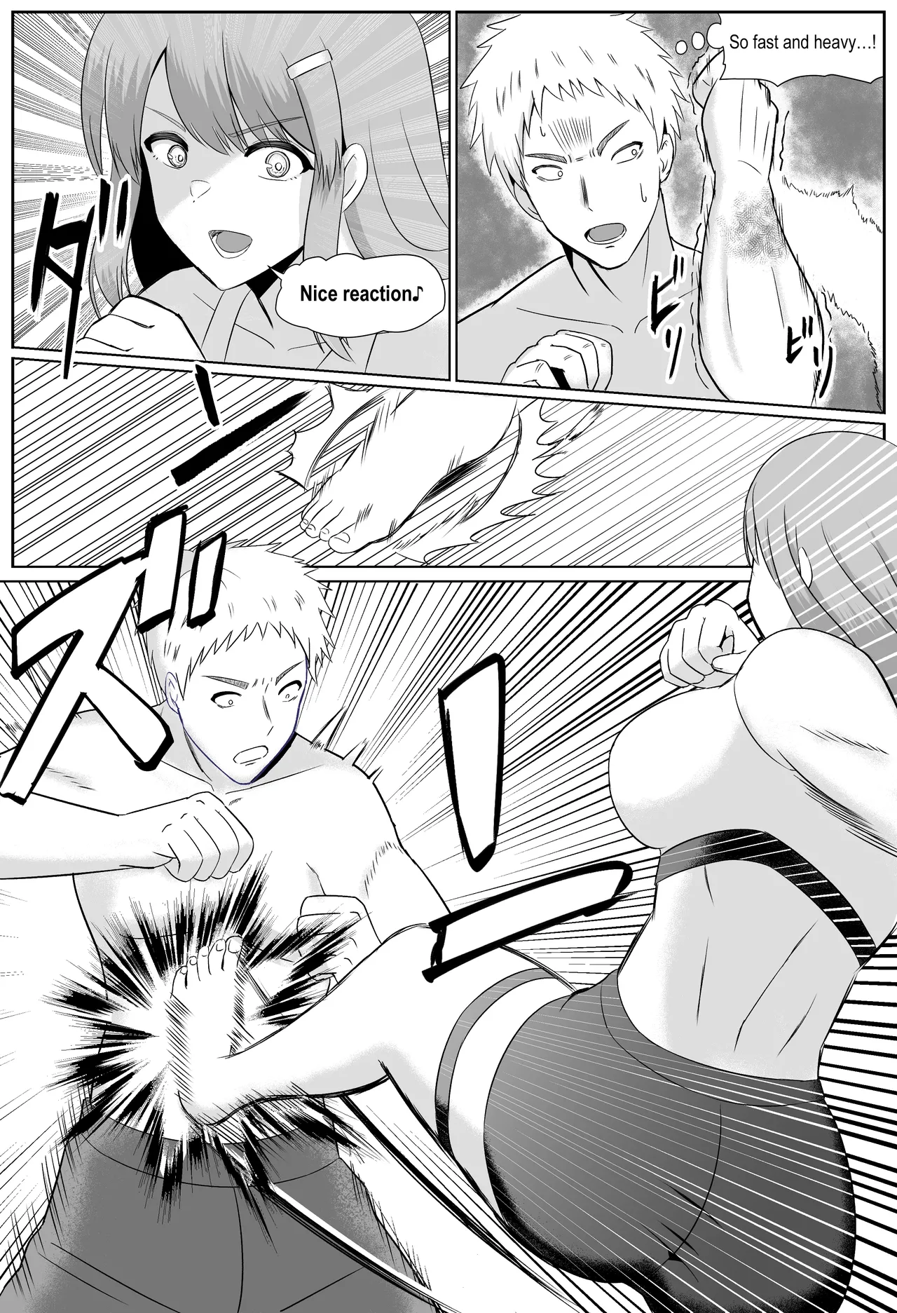 [The Nation of Head Scissors (Vaioovu)]Taiman! -Madoka-chan ni Maketakunai- |  Taiman! I Can't Let Madoka Beat Me![English] Page 4