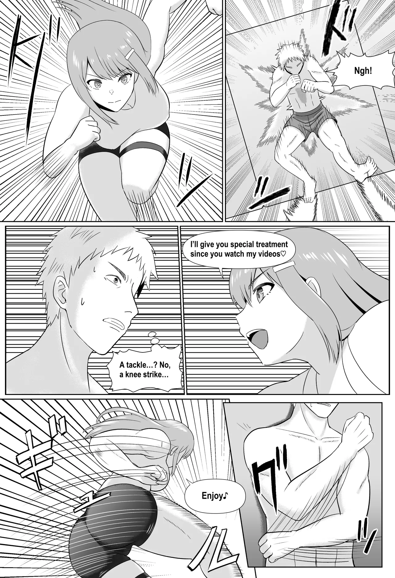 [The Nation of Head Scissors (Vaioovu)]Taiman! -Madoka-chan ni Maketakunai- |  Taiman! I Can't Let Madoka Beat Me![English] Page 5