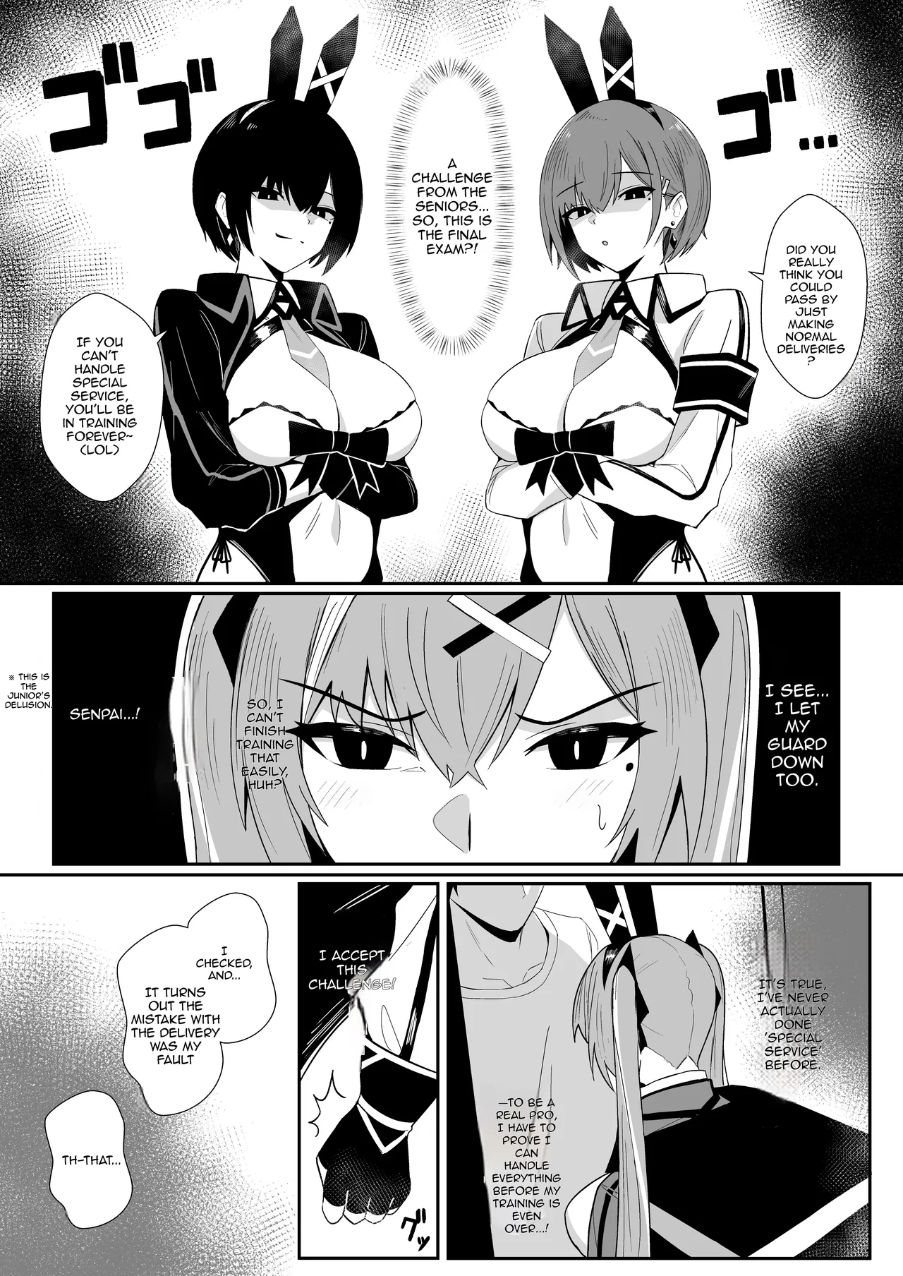 [HoneyRoad (Bee Doushi)]Haitatsu Bunny Girl to Service Ecchi 4 - Delivery Bunny Girl[English] [Digital] Page 11