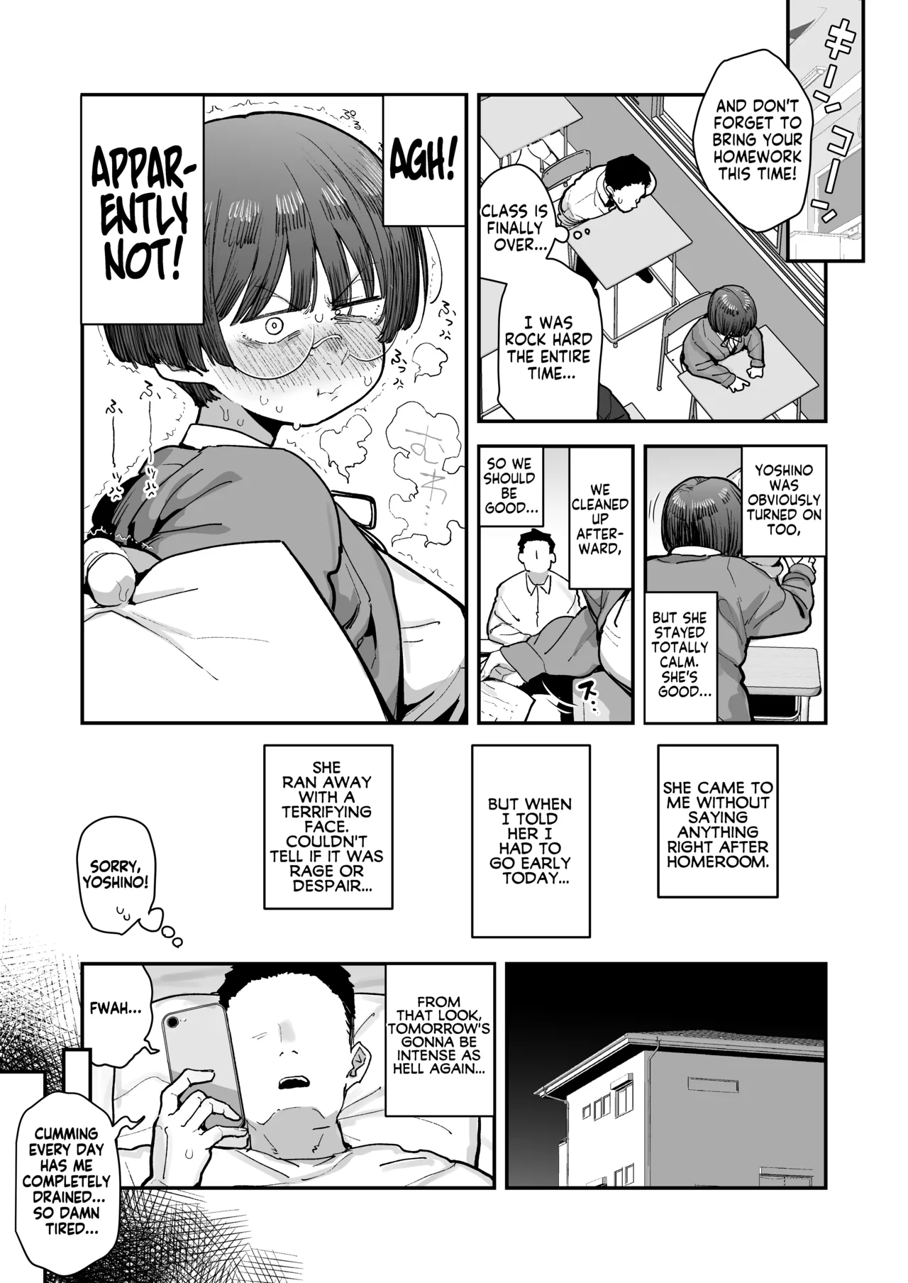 [Anon 2-okunen]Bokutachi, Seiheki Friend. ~Onna Tomodachi no Aidokusho wa Ore no Daisuki na 'Chin Kagi Ero Manga' deshita~ Zenpen | My best friend was into the "cock-sniffing doujin" that I love! And now we're pervy sex friends! Part 1[English] [KM_42] Page 108