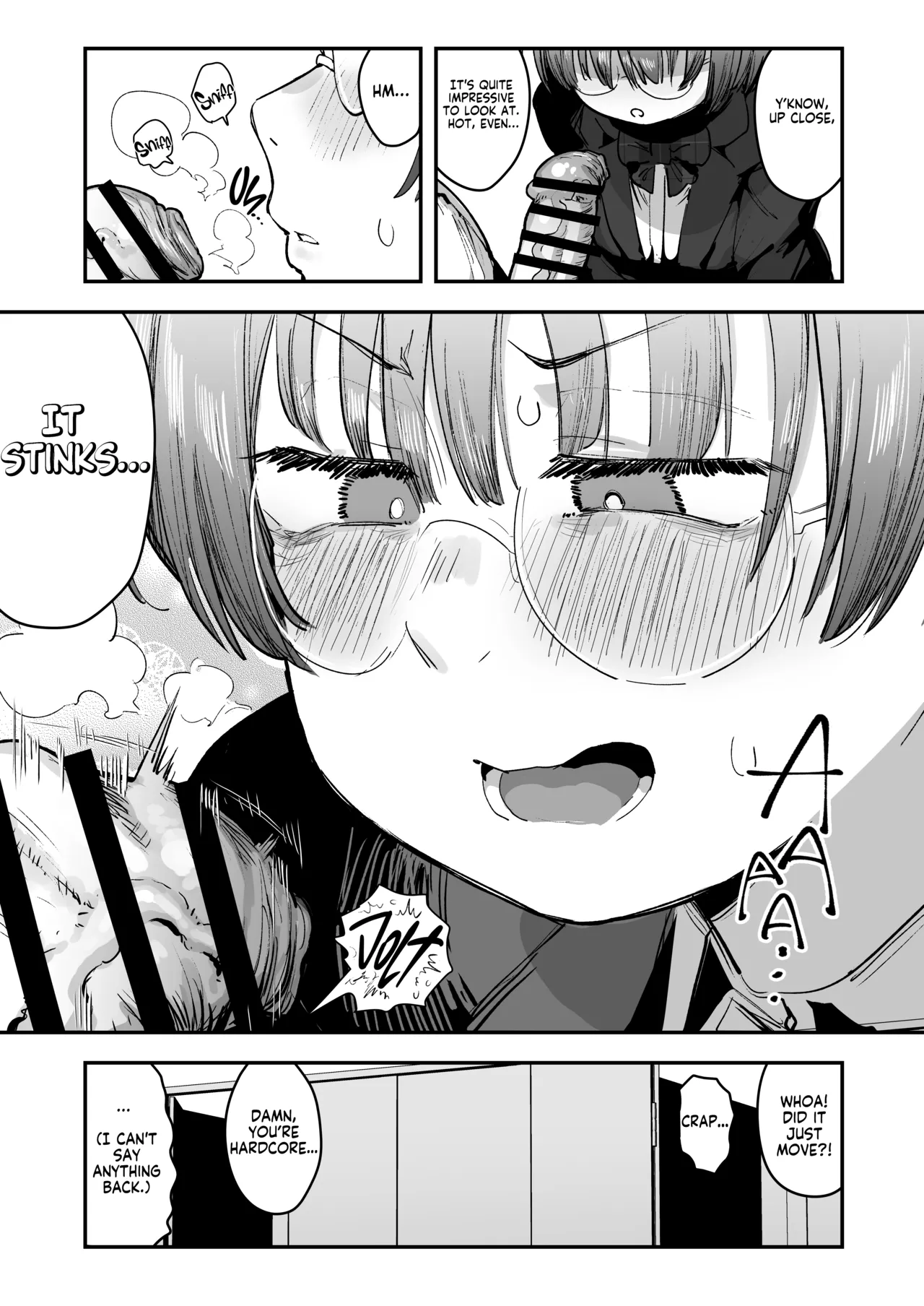 [Anon 2-okunen]Bokutachi, Seiheki Friend. ~Onna Tomodachi no Aidokusho wa Ore no Daisuki na 'Chin Kagi Ero Manga' deshita~ Zenpen | My best friend was into the "cock-sniffing doujin" that I love! And now we're pervy sex friends! Part 1[English] [KM_42] Page 14