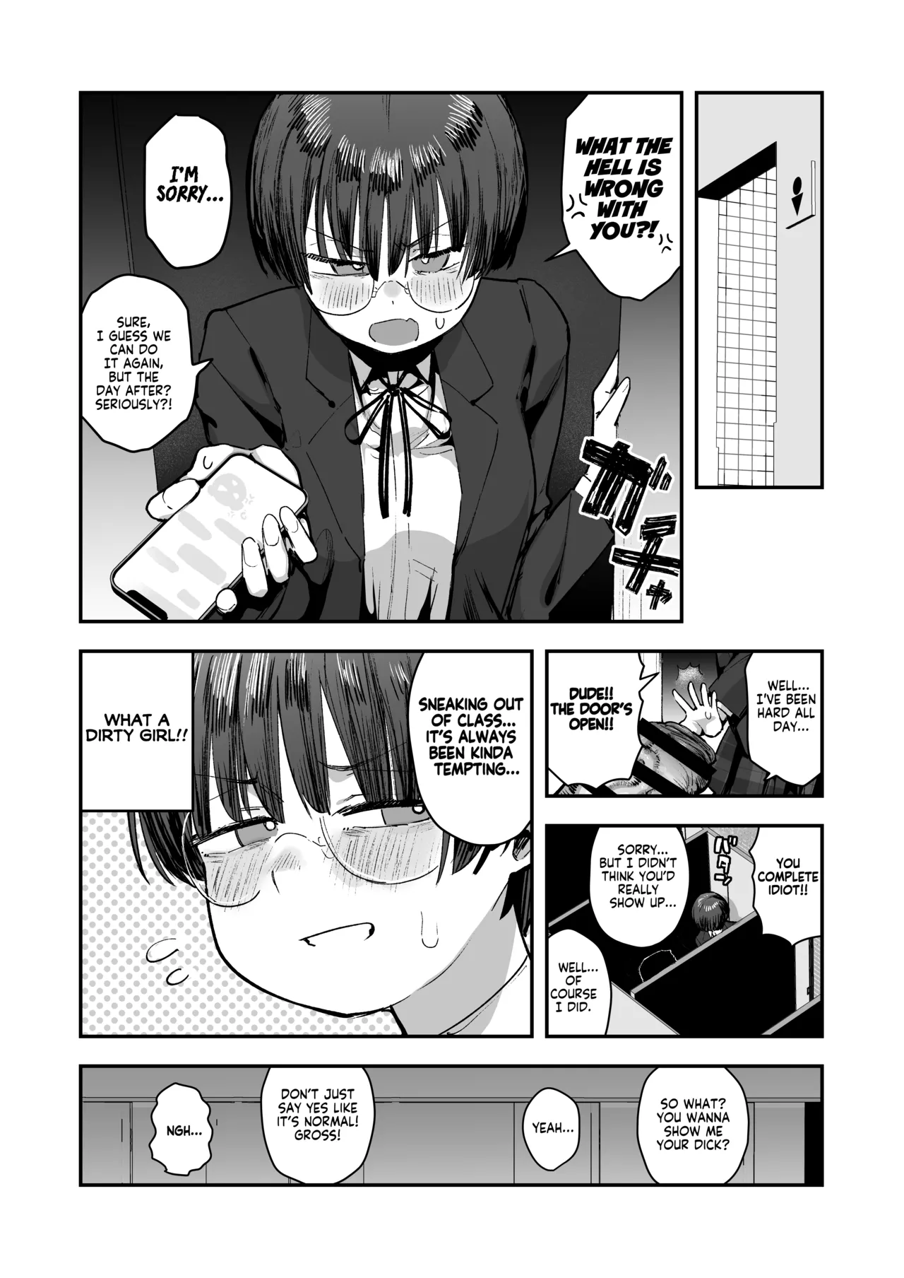[Anon 2-okunen]Bokutachi, Seiheki Friend. ~Onna Tomodachi no Aidokusho wa Ore no Daisuki na 'Chin Kagi Ero Manga' deshita~ Zenpen | My best friend was into the "cock-sniffing doujin" that I love! And now we're pervy sex friends! Part 1[English] [KM_42] Page 32