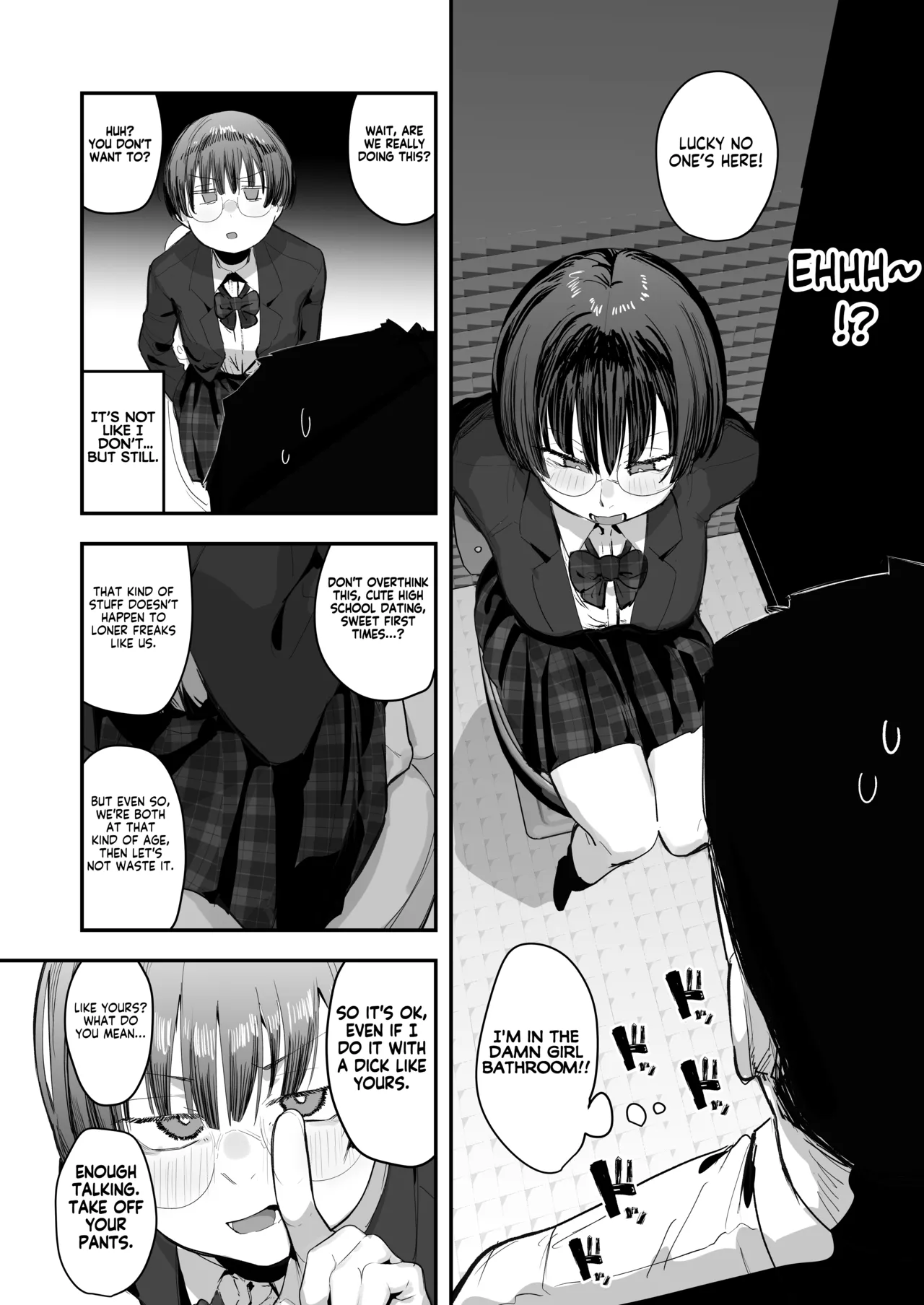 [Anon 2-okunen]Bokutachi, Seiheki Friend. ~Onna Tomodachi no Aidokusho wa Ore no Daisuki na 'Chin Kagi Ero Manga' deshita~ Zenpen | My best friend was into the "cock-sniffing doujin" that I love! And now we're pervy sex friends! Part 1[English] [KM_42] Page 9