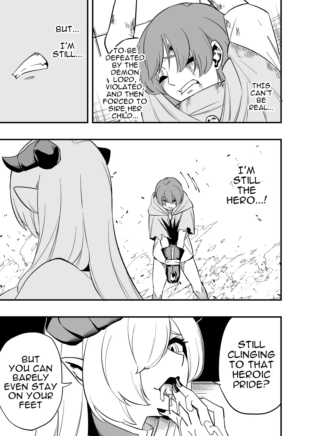 [Yamada  Bonnouji]Haiboku Yuusha | The Defeated Hero[English] Page 24