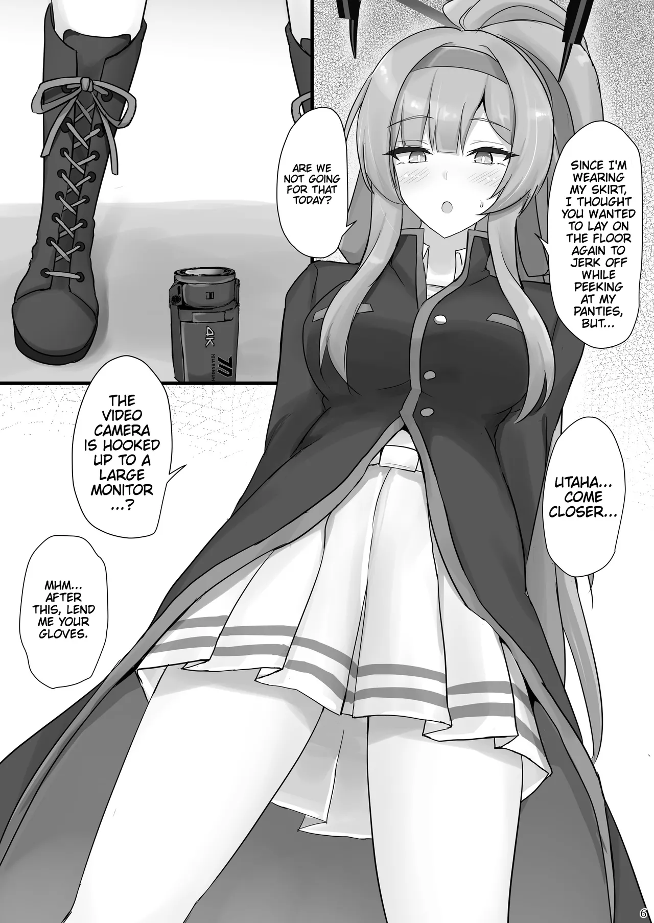 [Hakuginmokusei (Poshi)]Utaha de Shiko Seikatsu | My Life Fapping to Utaha(Blue Archive) [English] [Thighs] [Digital] Page 5