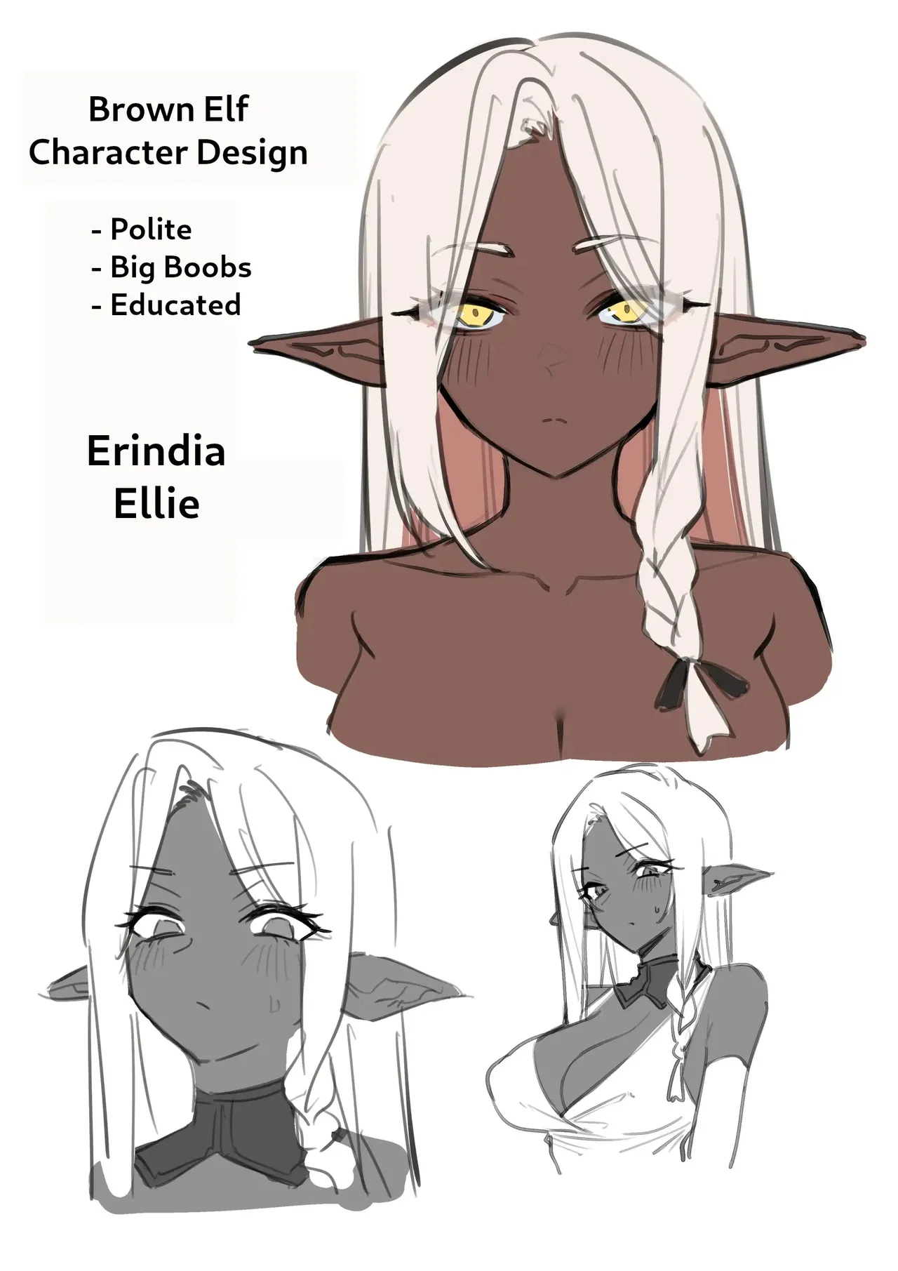 [MM]Helping a Dark Elf and Getting a Favor In Return -- Kasshoku Elf o Tasuketara Ongaeshi Sareta Hanashi Page 25