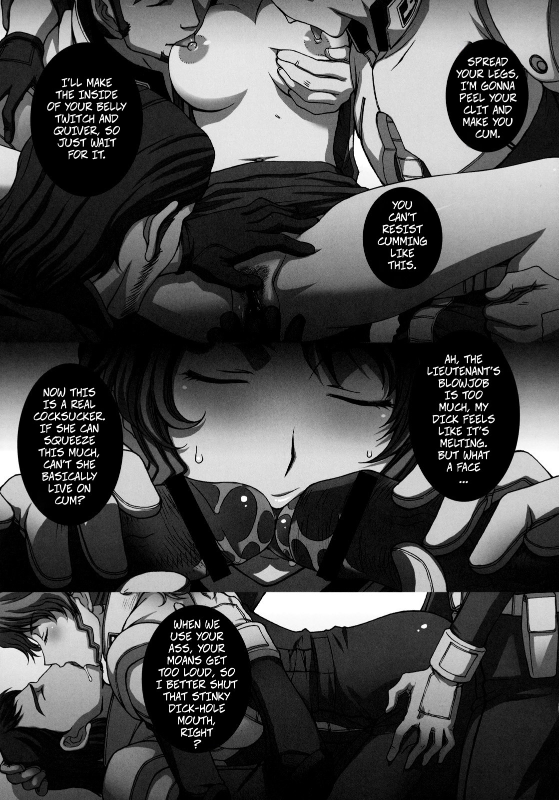 (C78) [Secret Society M (Kitahara Aki)]ZEON LostWarChronicles "The Invisible Knights Daily life" & "Jane Conty's Fall"(Mobile Suit Gundam: Lost War Chronicles) Page 10