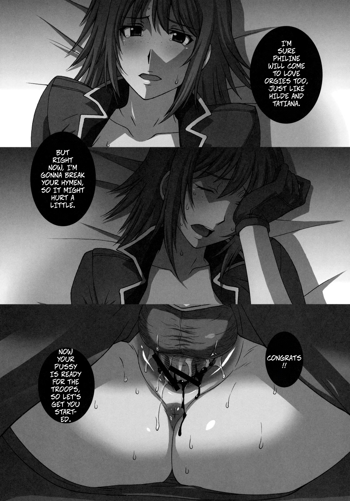 (C78) [Secret Society M (Kitahara Aki)]ZEON LostWarChronicles "The Invisible Knights Daily life" & "Jane Conty's Fall"(Mobile Suit Gundam: Lost War Chronicles) Page 4