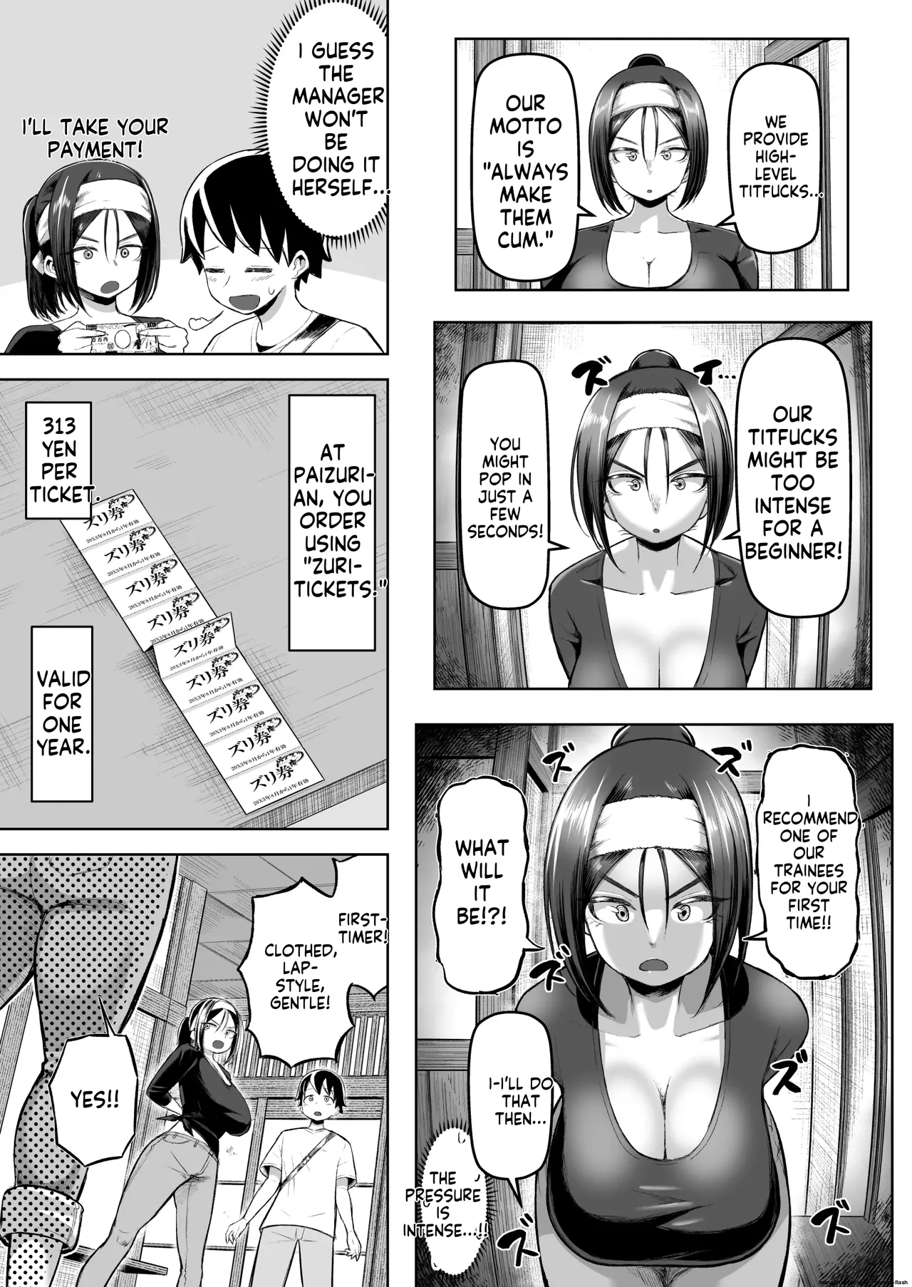 Sakutto Nukeru Ninki no Paizuri-ya-san(Reupload) Page 6