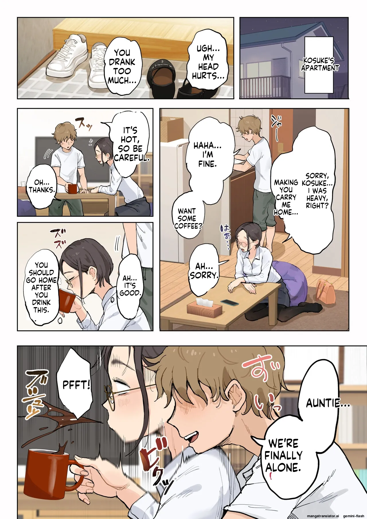 [Fujisaki Chiro]Jukujo no Oba-san ni Kawaii o Renko Shichau Yabai Oikko no Hanashi[English] [MTL] Page 7