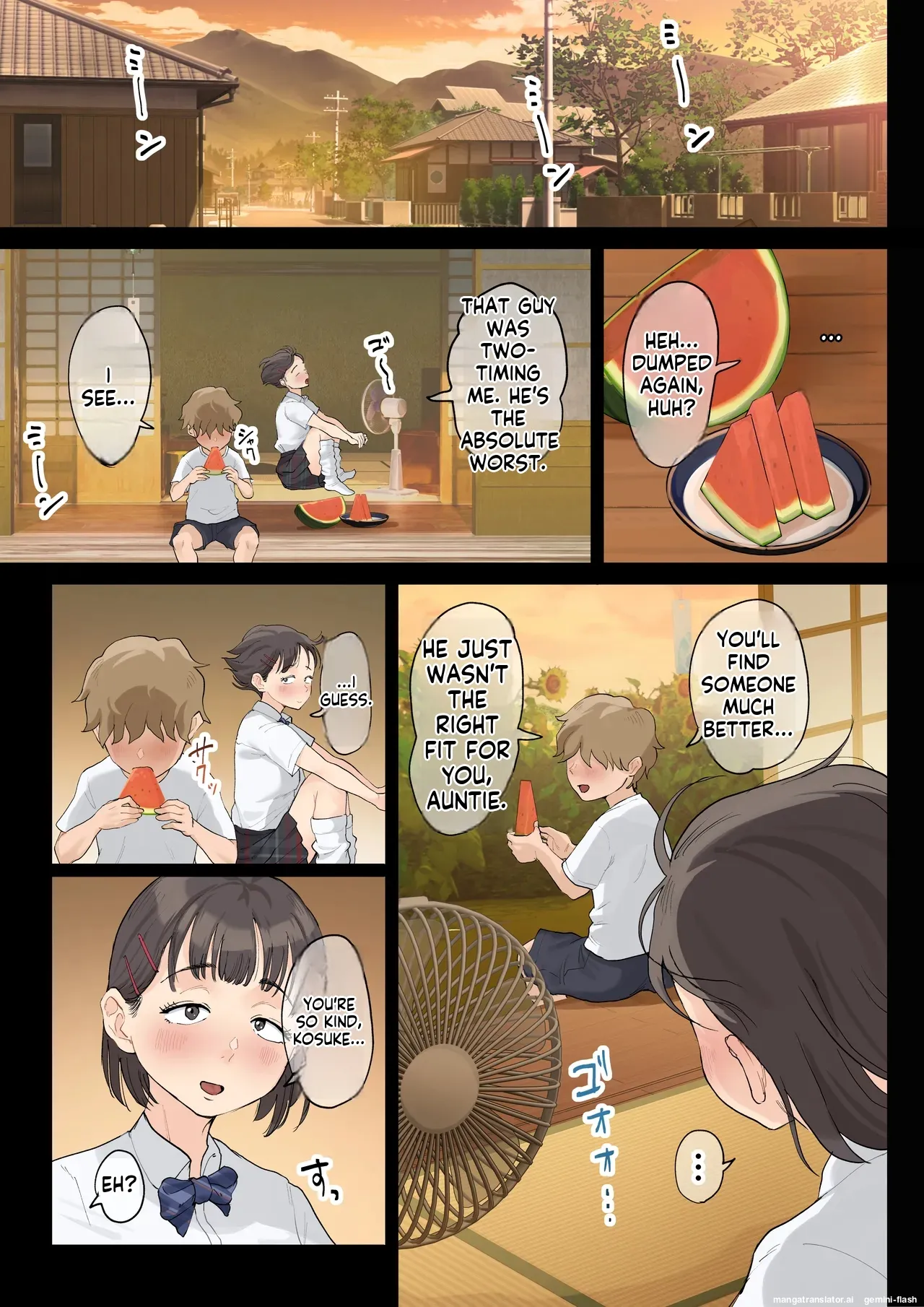 [Fujisaki Chiro]Jukujo no Oba-san ni Kawaii o Renko Shichau Yabai Oikko no Hanashi 3.0 | The Creepy Nephew Who Keeps Calling His MILF Aunt "Cute"[English] [MTL] Page 12