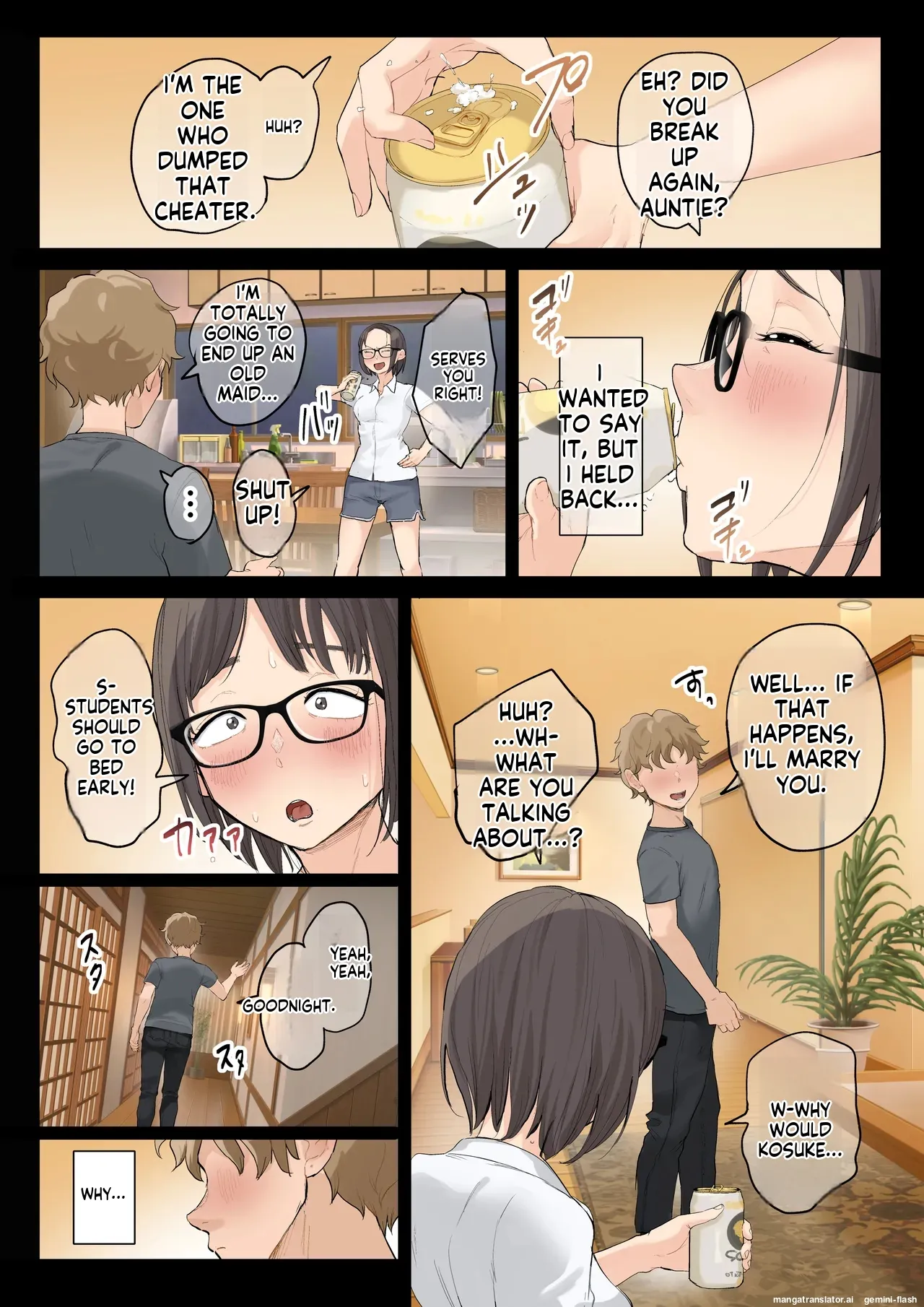 [Fujisaki Chiro]Jukujo no Oba-san ni Kawaii o Renko Shichau Yabai Oikko no Hanashi 3.0 | The Creepy Nephew Who Keeps Calling His MILF Aunt "Cute"[English] [MTL] Page 36