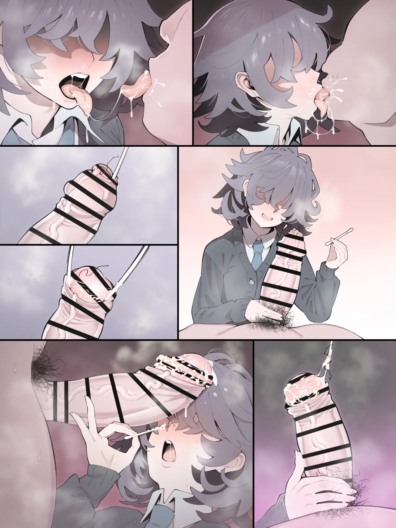 [芋]メカクレ義妹の朋子ちゃんでチンカス綿棒 Page 3