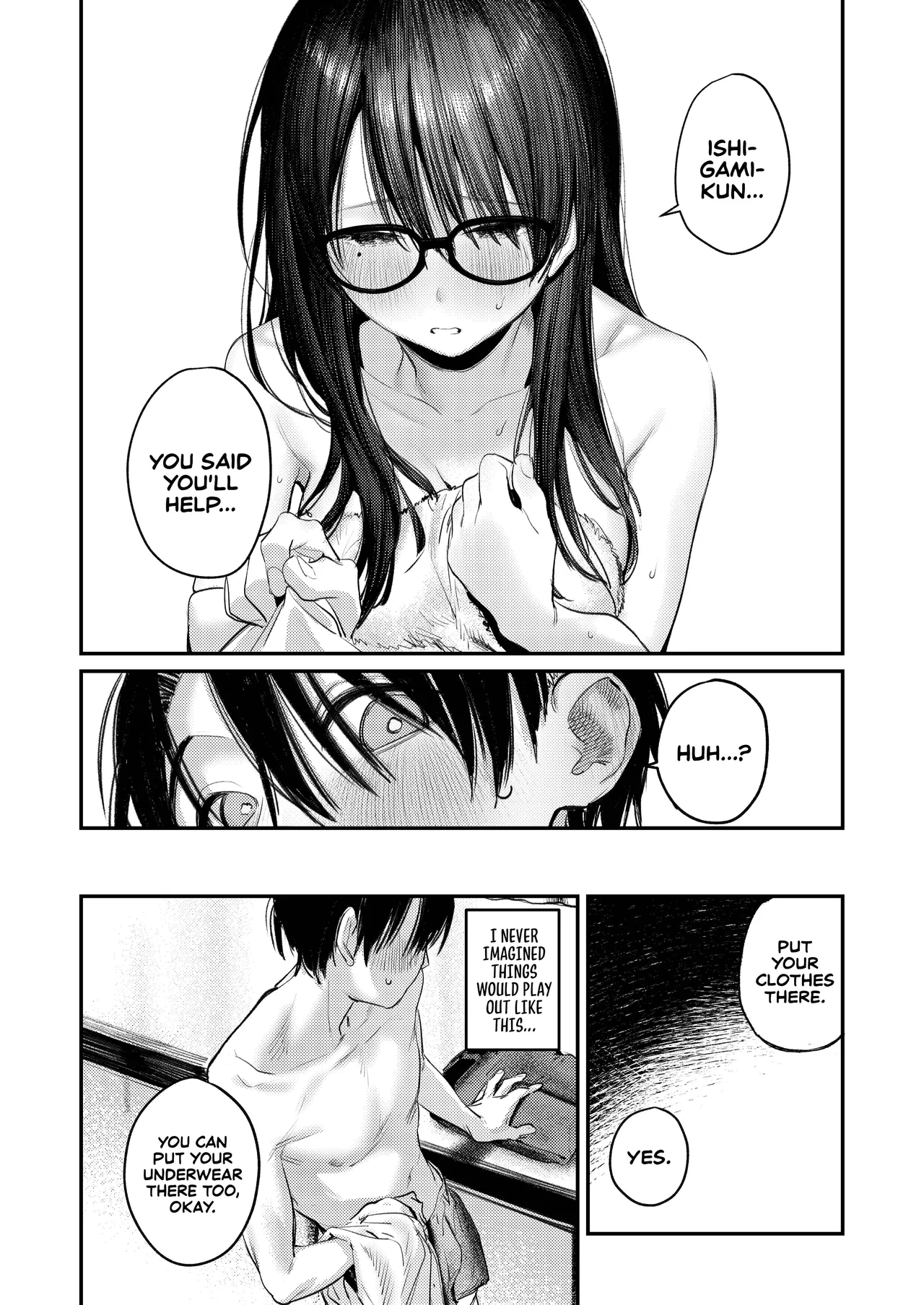 [Momojiru Teien (Momokumo)]Bijutsubu Harem Katsudou Nisshi ~Senpai no Slump Kaishou ni Kyouryoku shitara, Ikioi de 3P suru Koto ni Natta Hanashi~ | Art Club Harem Activity Log: How Helping My Senior Get Over Her Slump Led to a Threesome in the Heat of the Moment[English] [Sonarin迫] [Digital] Page 13