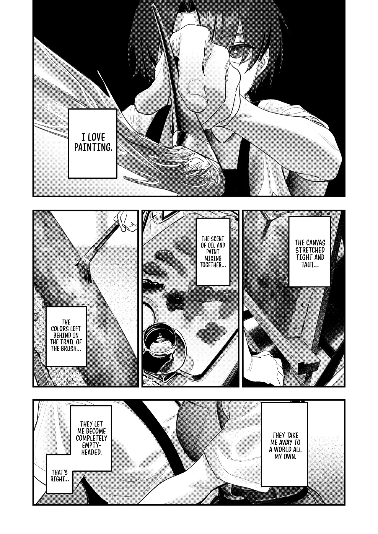 [Momojiru Teien (Momokumo)]Bijutsubu Harem Katsudou Nisshi ~Senpai no Slump Kaishou ni Kyouryoku shitara, Ikioi de 3P suru Koto ni Natta Hanashi~ | Art Club Harem Activity Log: How Helping My Senior Get Over Her Slump Led to a Threesome in the Heat of the Moment[English] [Sonarin迫] [Digital] Page 2
