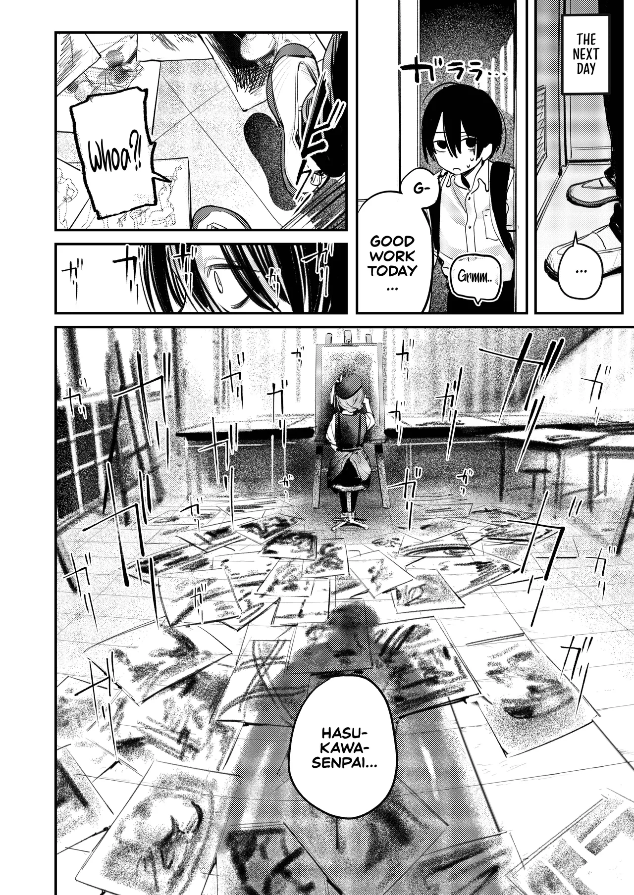 [Momojiru Teien (Momokumo)]Bijutsubu Harem Katsudou Nisshi ~Senpai no Slump Kaishou ni Kyouryoku shitara, Ikioi de 3P suru Koto ni Natta Hanashi~ | Art Club Harem Activity Log: How Helping My Senior Get Over Her Slump Led to a Threesome in the Heat of the Moment[English] [Sonarin迫] [Digital] Page 29