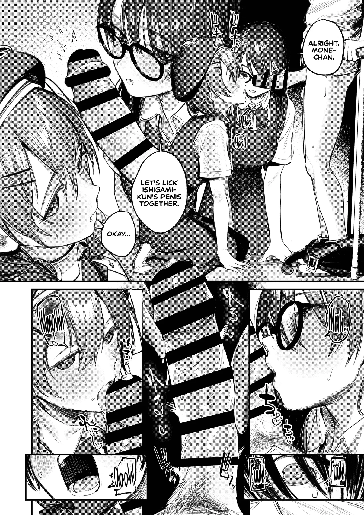 [Momojiru Teien (Momokumo)]Bijutsubu Harem Katsudou Nisshi ~Senpai no Slump Kaishou ni Kyouryoku shitara, Ikioi de 3P suru Koto ni Natta Hanashi~ | Art Club Harem Activity Log: How Helping My Senior Get Over Her Slump Led to a Threesome in the Heat of the Moment[English] [Sonarin迫] [Digital] Page 35