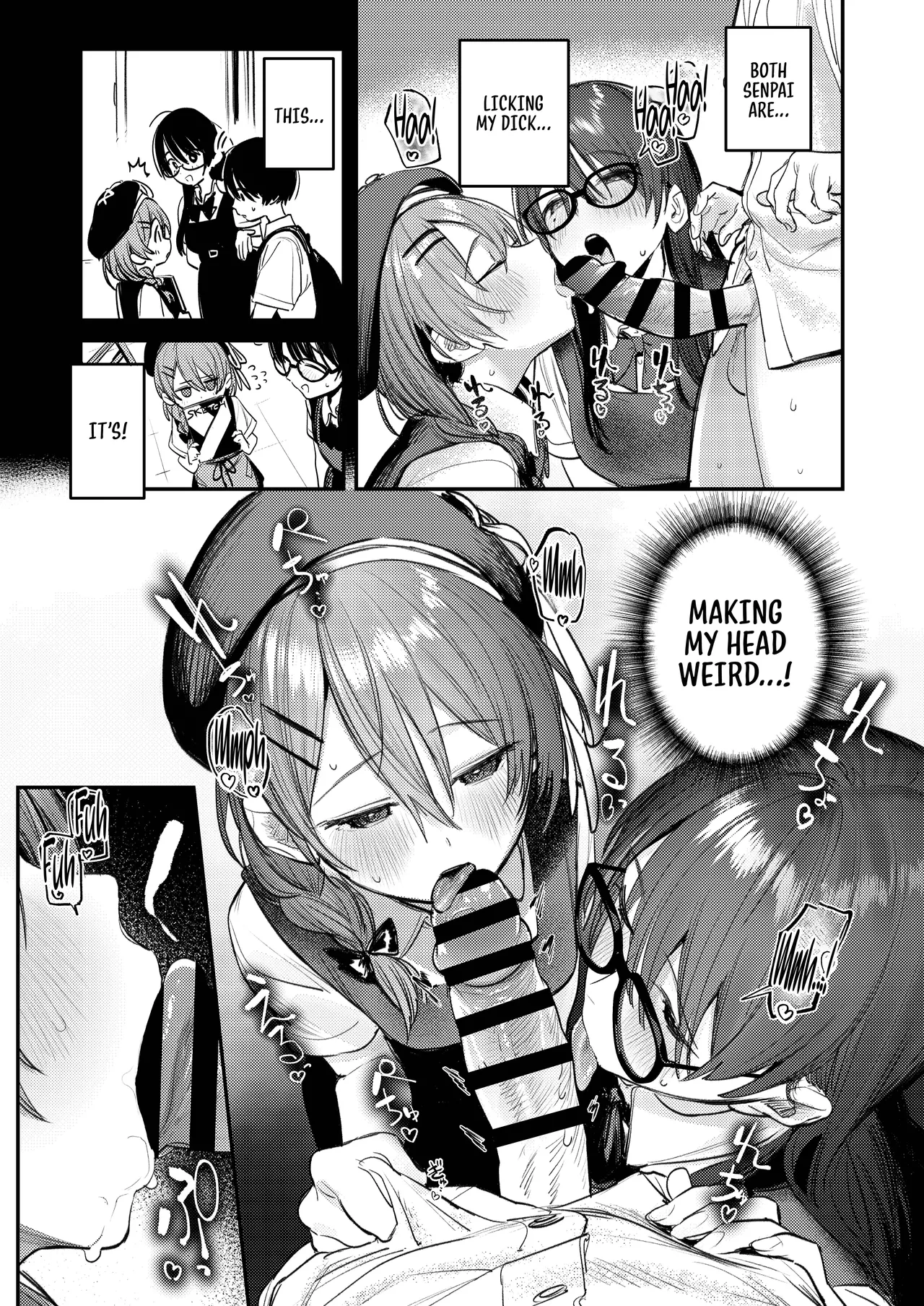 [Momojiru Teien (Momokumo)]Bijutsubu Harem Katsudou Nisshi ~Senpai no Slump Kaishou ni Kyouryoku shitara, Ikioi de 3P suru Koto ni Natta Hanashi~ | Art Club Harem Activity Log: How Helping My Senior Get Over Her Slump Led to a Threesome in the Heat of the Moment[English] [Sonarin迫] [Digital] Page 36