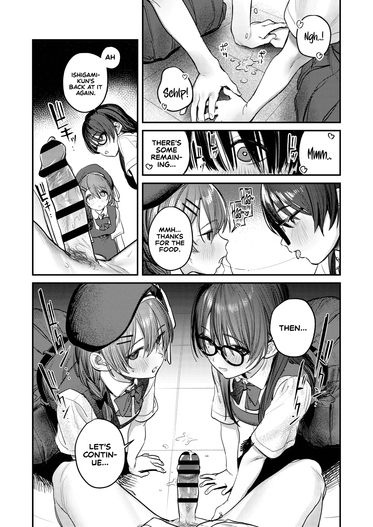 [Momojiru Teien (Momokumo)]Bijutsubu Harem Katsudou Nisshi ~Senpai no Slump Kaishou ni Kyouryoku shitara, Ikioi de 3P suru Koto ni Natta Hanashi~ | Art Club Harem Activity Log: How Helping My Senior Get Over Her Slump Led to a Threesome in the Heat of the Moment[English] [Sonarin迫] [Digital] Page 40