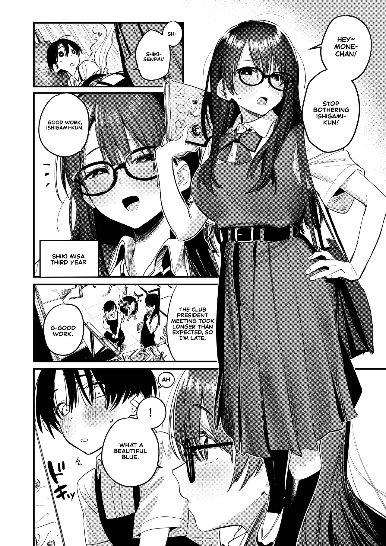 [Momojiru Teien (Momokumo)]Bijutsubu Harem Katsudou Nisshi ~Senpai no Slump Kaishou ni Kyouryoku shitara, Ikioi de 3P suru Koto ni Natta Hanashi~ | Art Club Harem Activity Log: How Helping My Senior Get Over Her Slump Led to a Threesome in the Heat of the Moment[English] [Sonarin迫] [Digital] Page 5