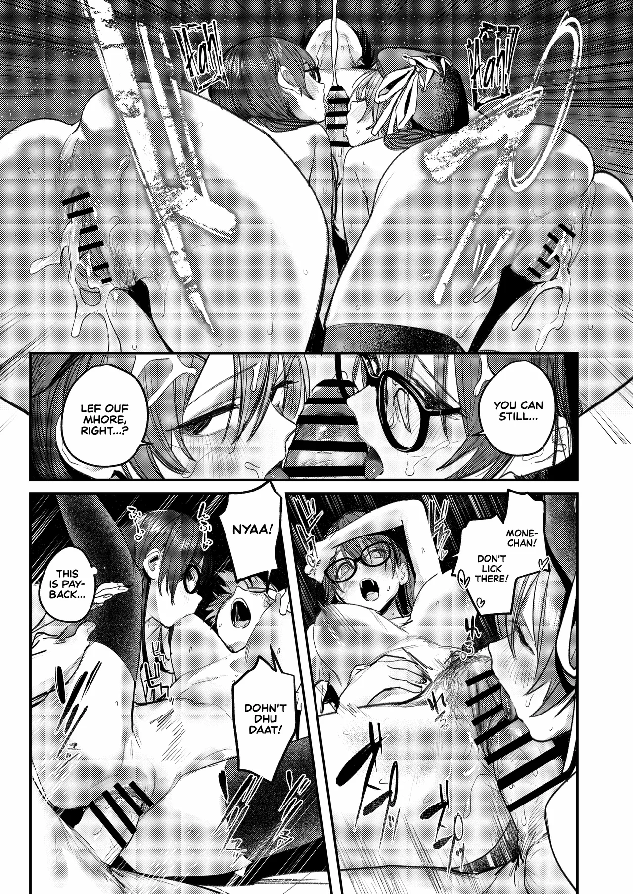 [Momojiru Teien (Momokumo)]Bijutsubu Harem Katsudou Nisshi ~Senpai no Slump Kaishou ni Kyouryoku shitara, Ikioi de 3P suru Koto ni Natta Hanashi~ | Art Club Harem Activity Log: How Helping My Senior Get Over Her Slump Led to a Threesome in the Heat of the Moment[English] [Sonarin迫] [Digital] Page 56