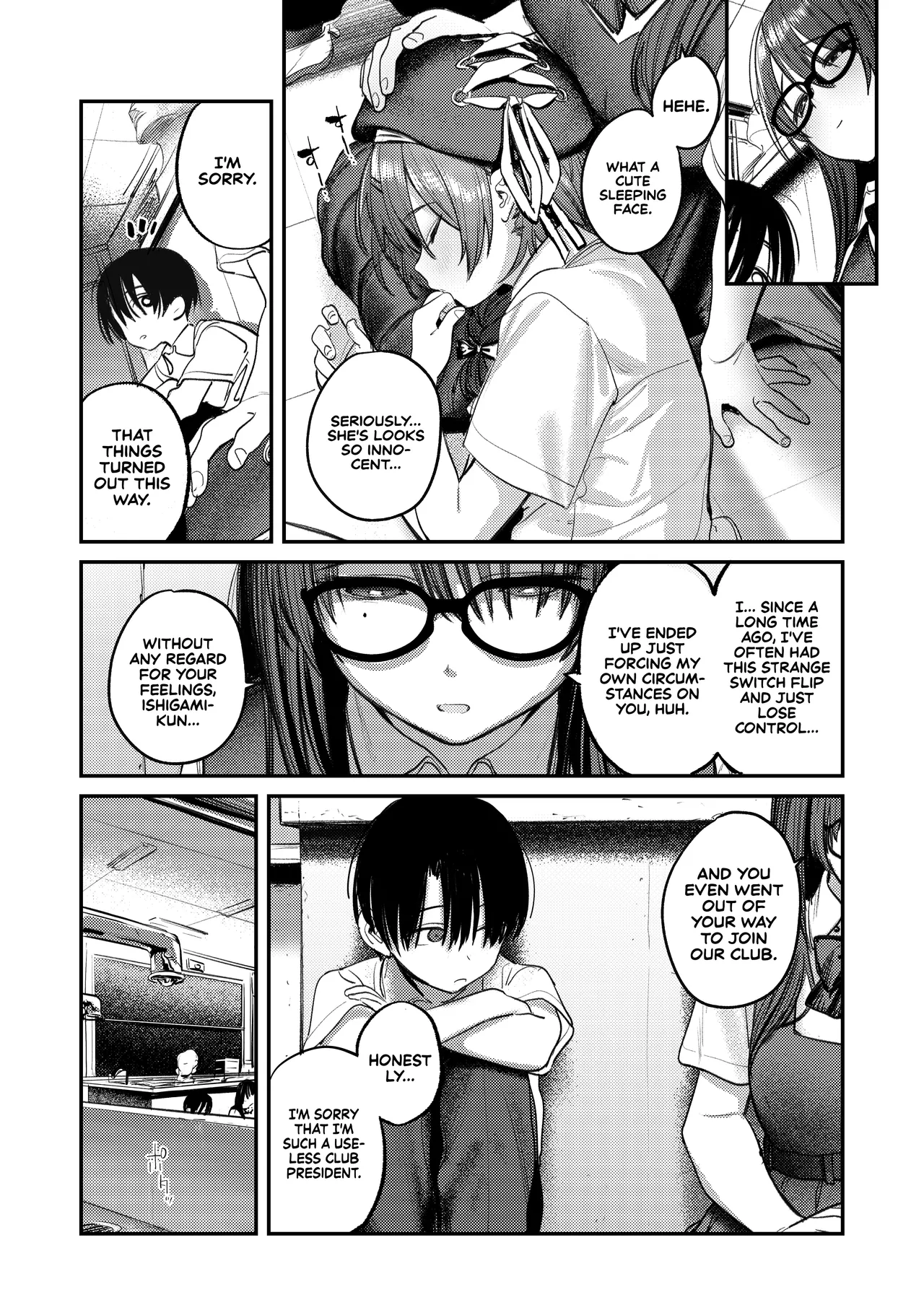[Momojiru Teien (Momokumo)]Bijutsubu Harem Katsudou Nisshi ~Senpai no Slump Kaishou ni Kyouryoku shitara, Ikioi de 3P suru Koto ni Natta Hanashi~ | Art Club Harem Activity Log: How Helping My Senior Get Over Her Slump Led to a Threesome in the Heat of the Moment[English] [Sonarin迫] [Digital] Page 61