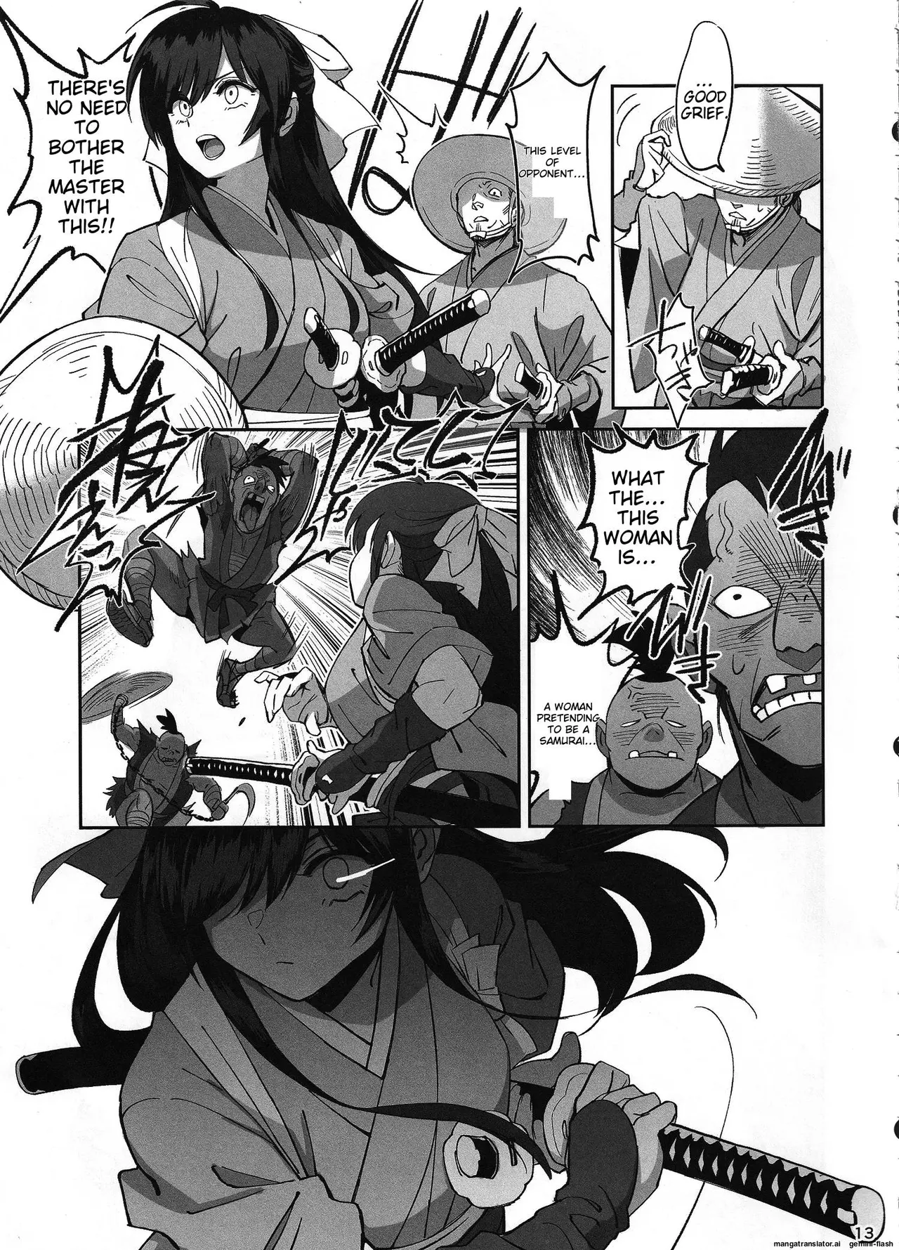 (C106) [Dokudami (Okita Ababa)]Manadeshi ga Touzoku ni Netorareta Hanashi + Paper C106[English] Page 9