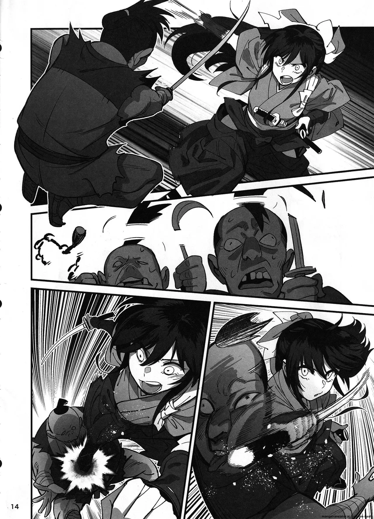 (C106) [Dokudami (Okita Ababa)]Manadeshi ga Touzoku ni Netorareta Hanashi + Paper C106[English] Page 10