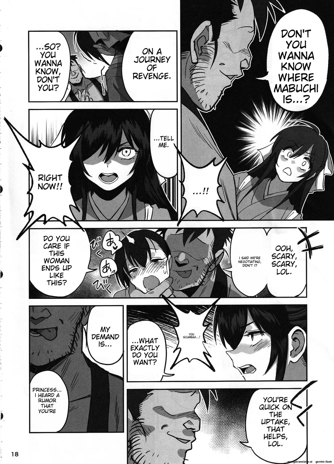 (C106) [Dokudami (Okita Ababa)]Manadeshi ga Touzoku ni Netorareta Hanashi + Paper C106[English] Page 14