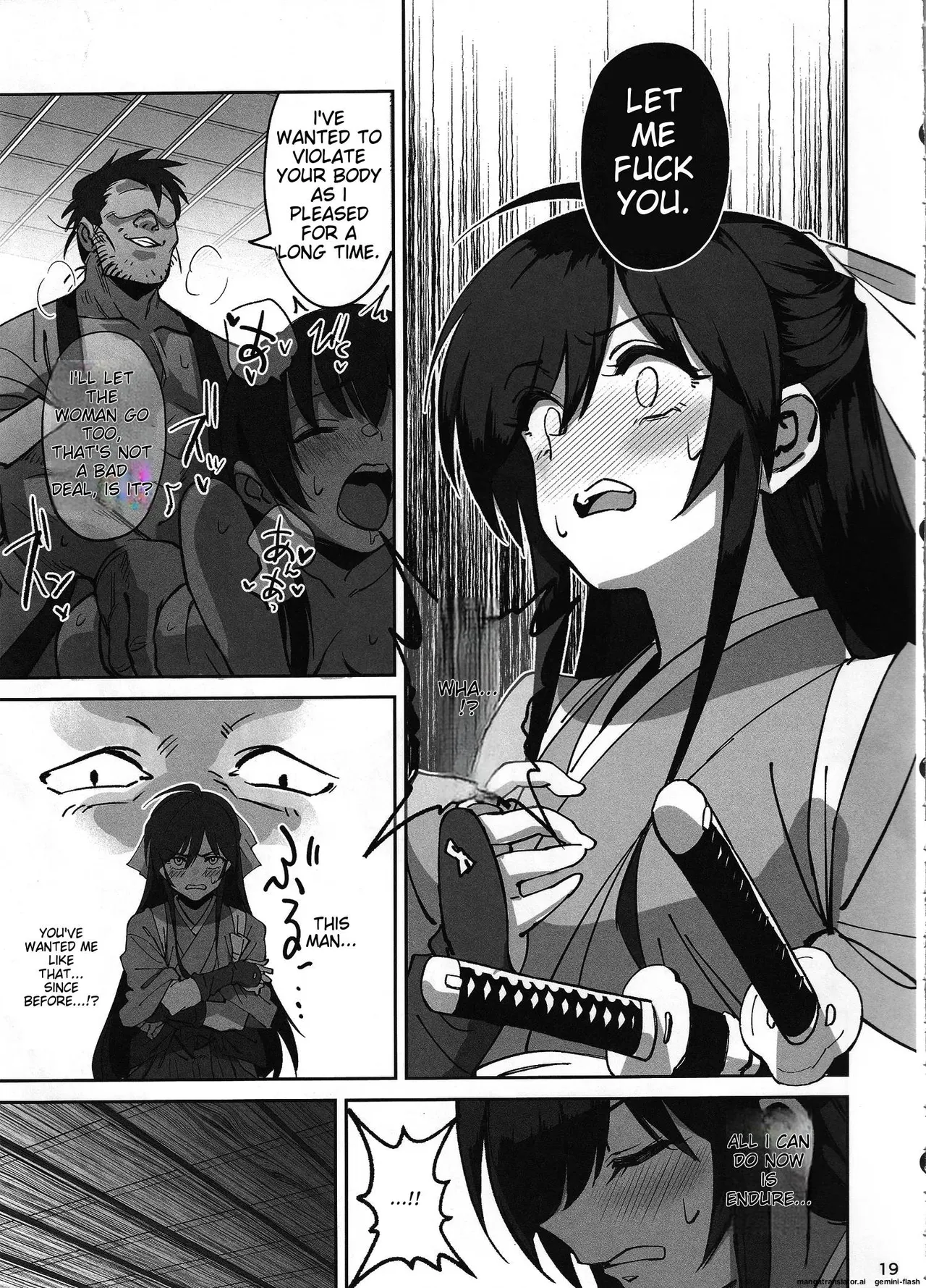 (C106) [Dokudami (Okita Ababa)]Manadeshi ga Touzoku ni Netorareta Hanashi + Paper C106[English] Page 15