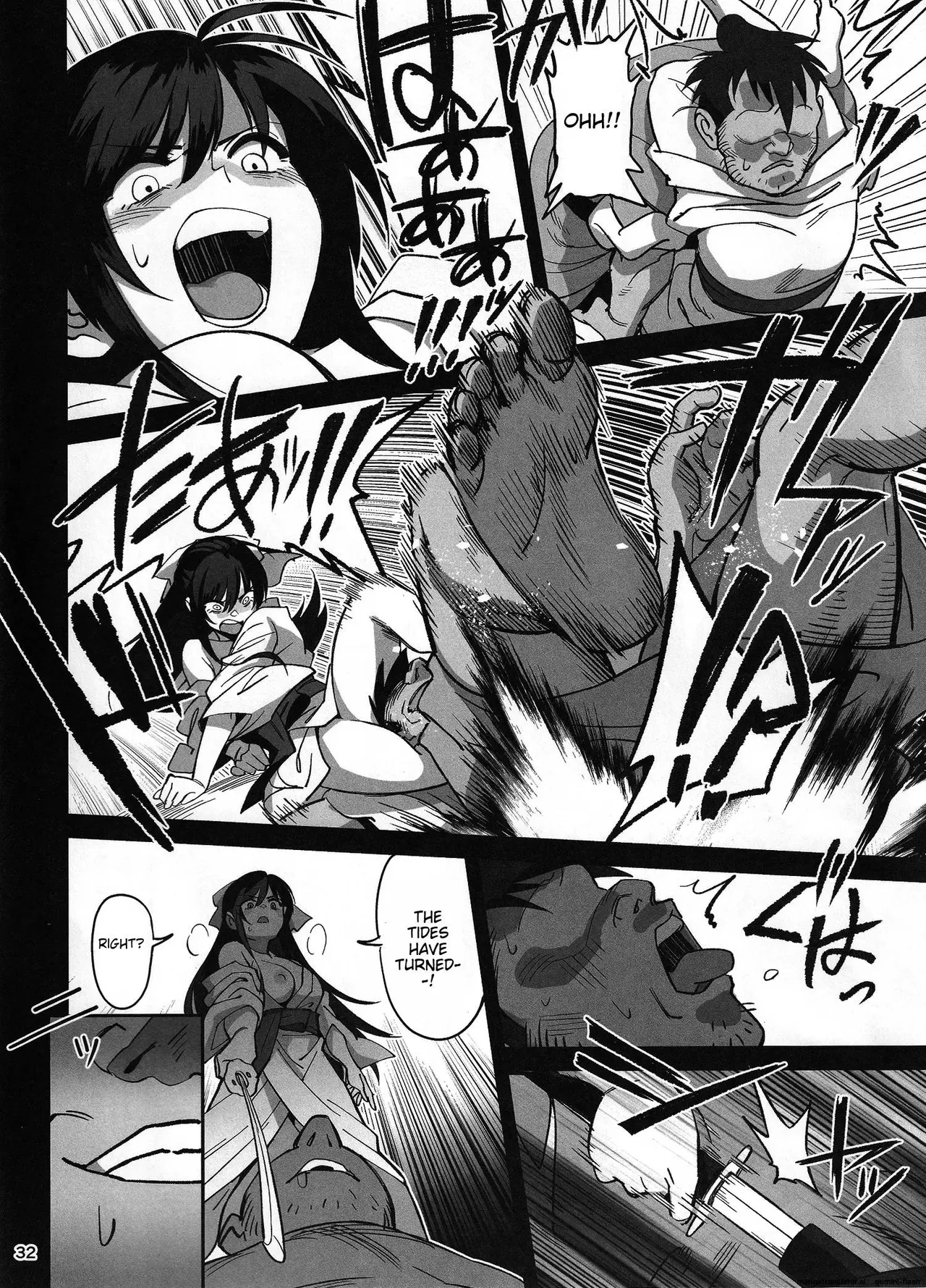 (C106) [Dokudami (Okita Ababa)]Manadeshi ga Touzoku ni Netorareta Hanashi + Paper C106[English] Page 28