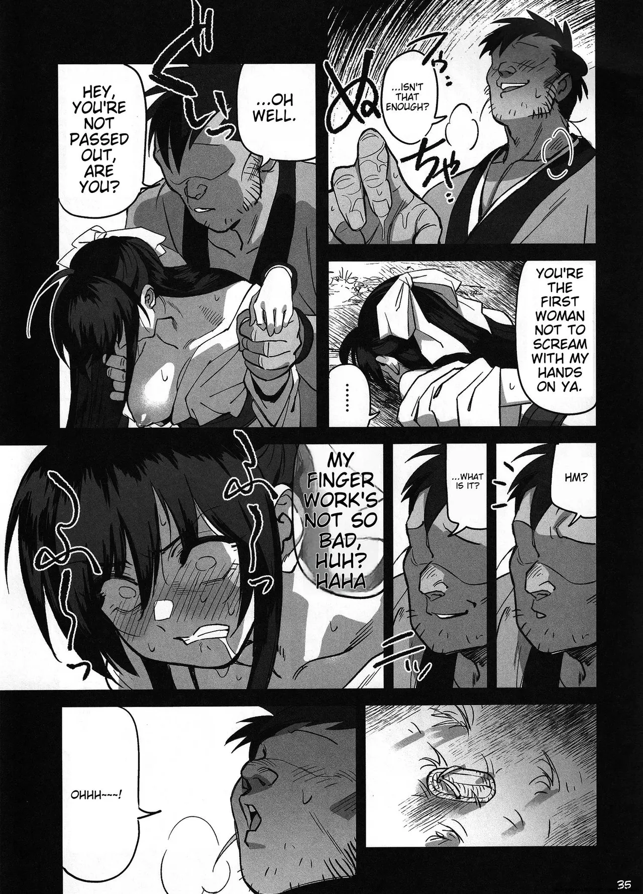 (C106) [Dokudami (Okita Ababa)]Manadeshi ga Touzoku ni Netorareta Hanashi + Paper C106[English] Page 31
